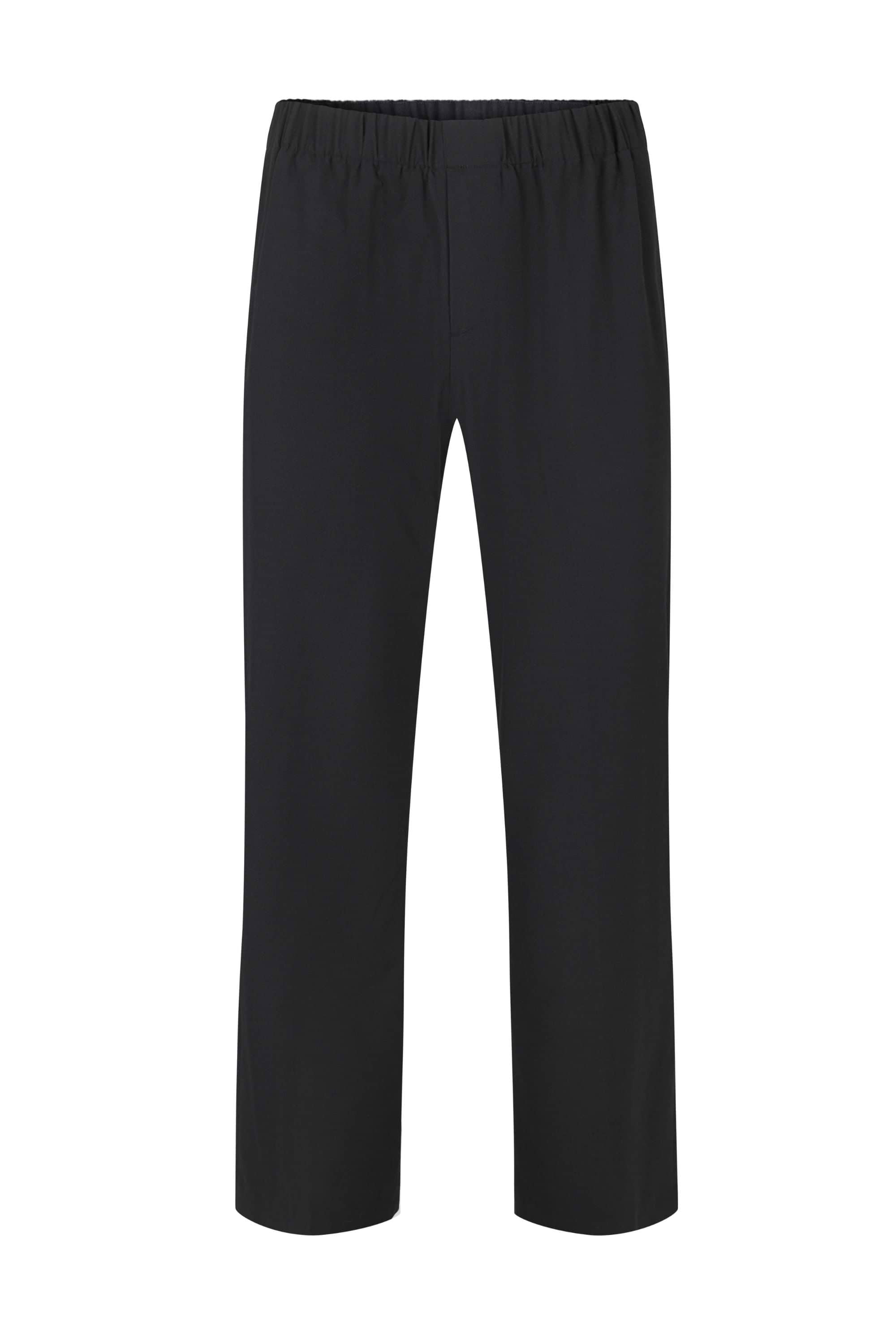 Johan Elasticated Waist Relaxed Fit Trouser - Black