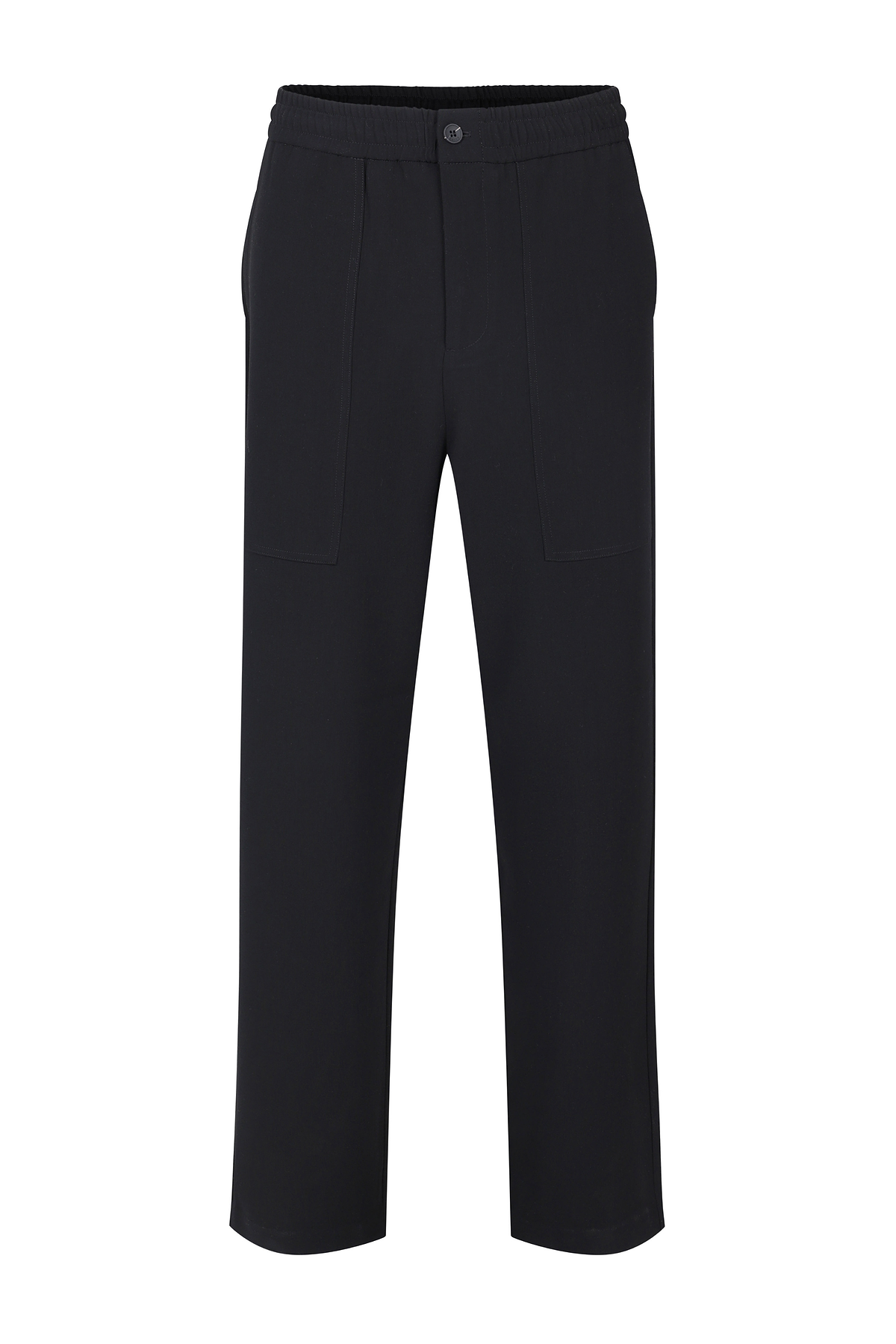 Julien Relaxed Panelled Trouser - Black