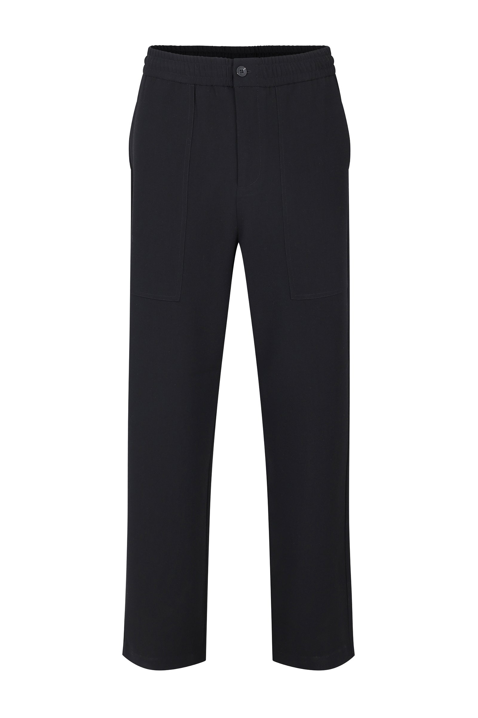 Julien Relaxed Panelled Trouser - Black