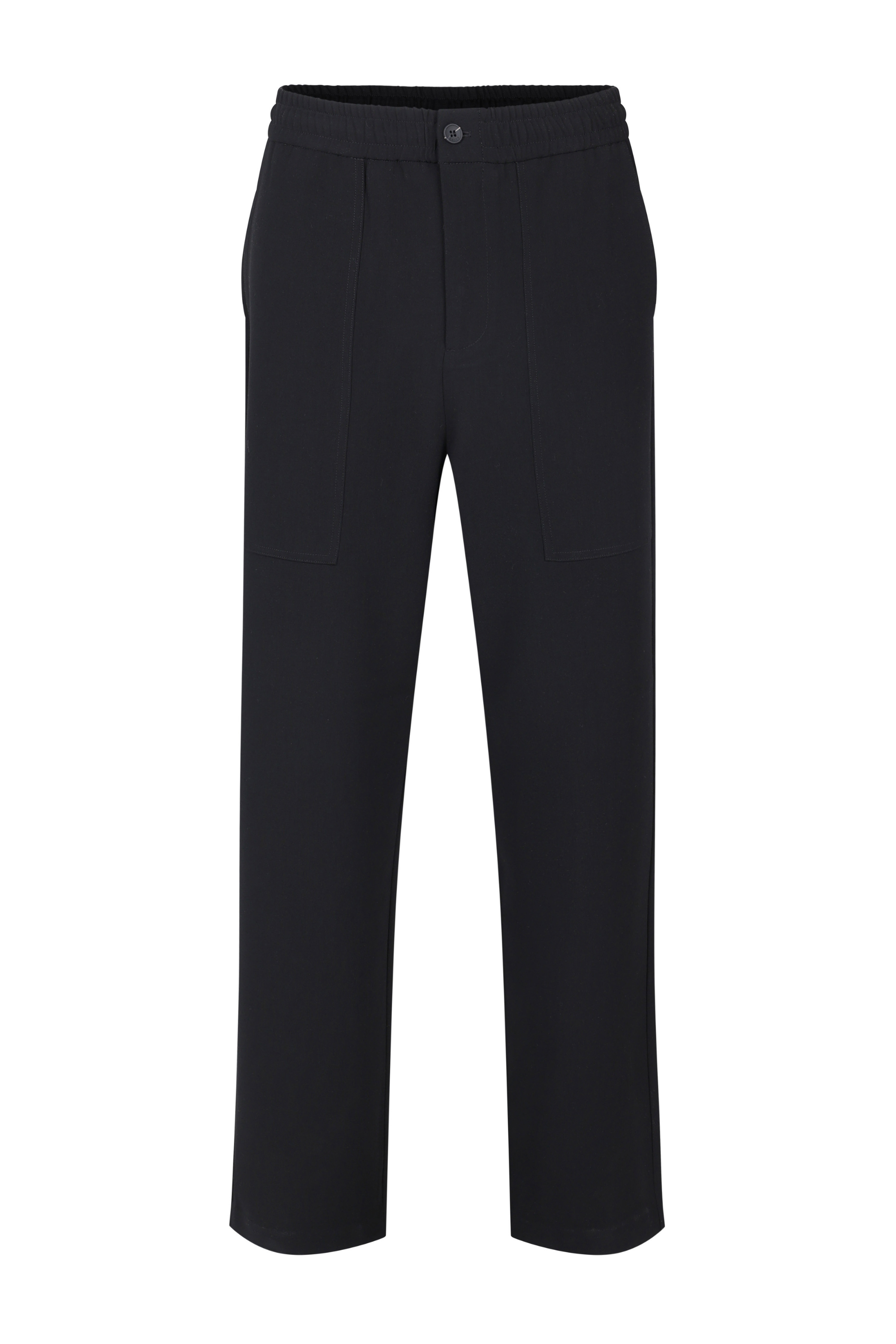 Julien Relaxed Panelled Trouser - Black