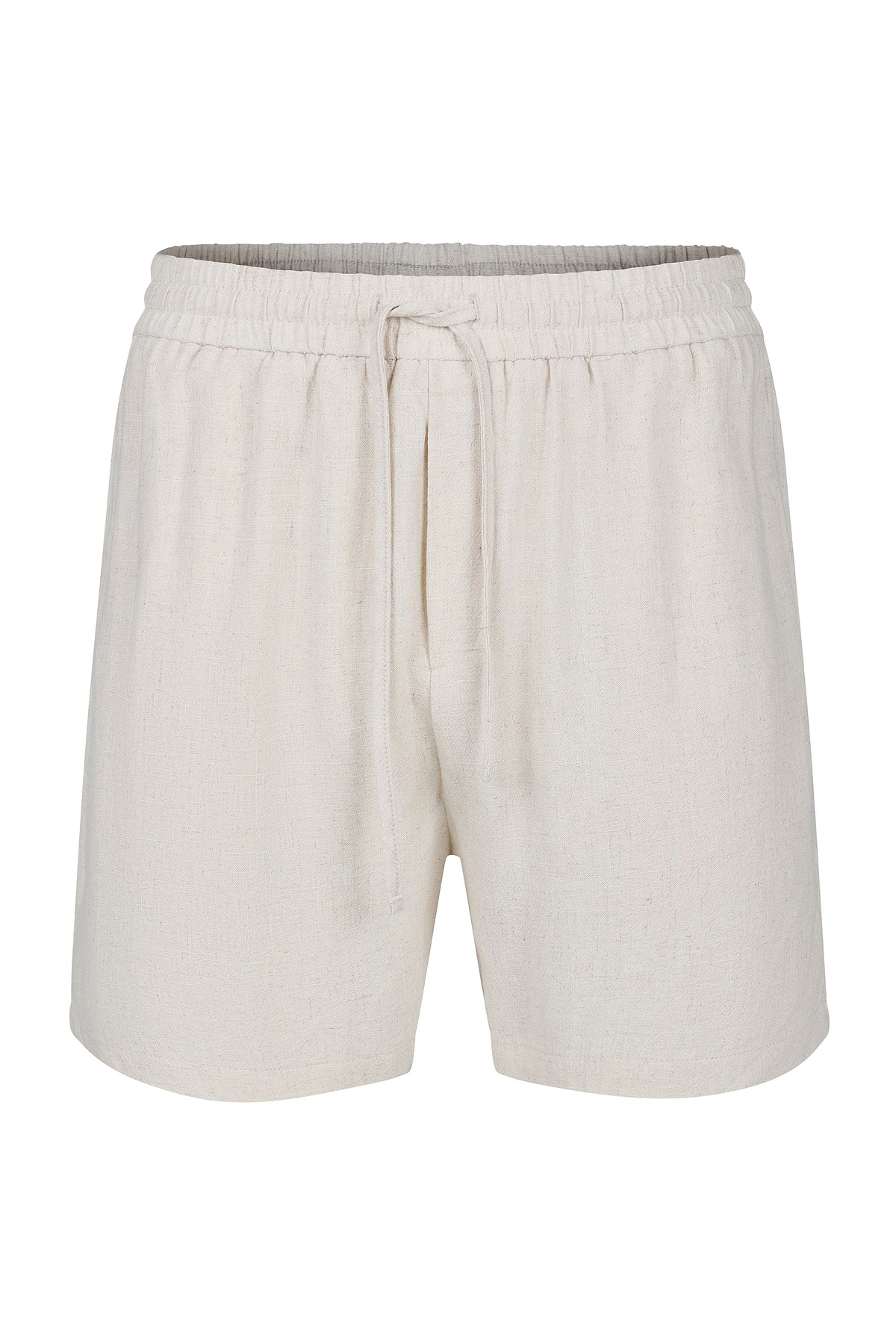 Cami-Shorts aus Leinen - Haferflocken