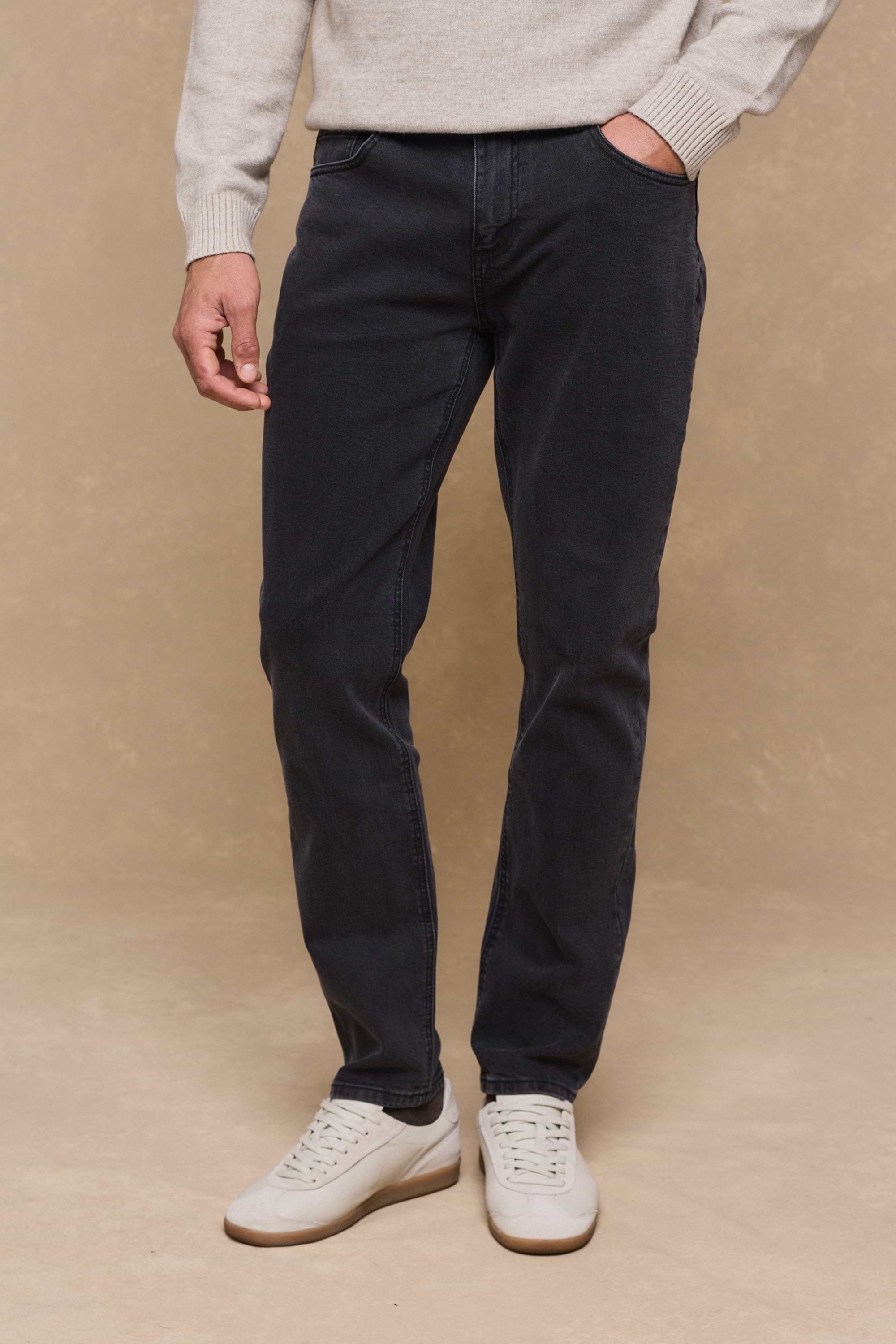 Marco Washed Jean - Light Washed Black