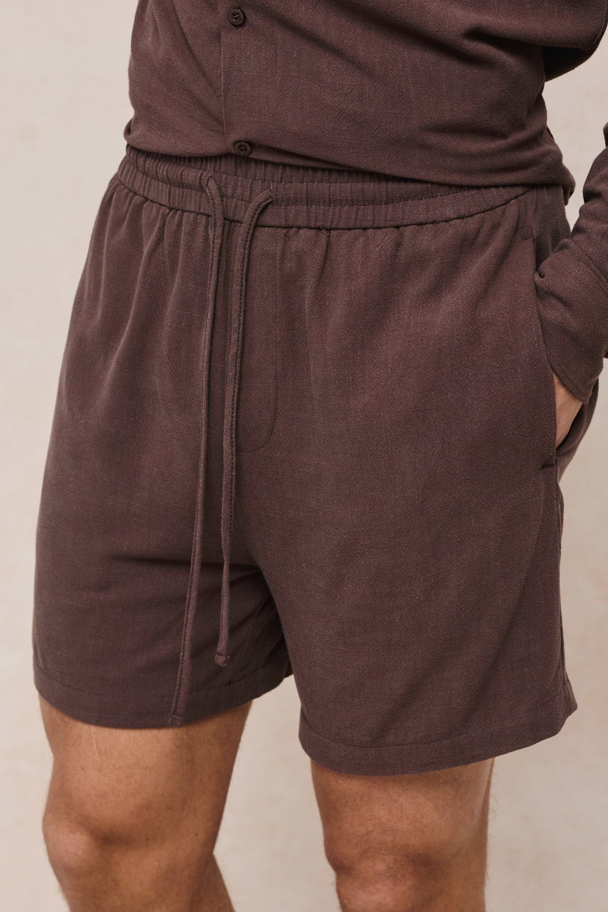 Cami Linen Short - Brown