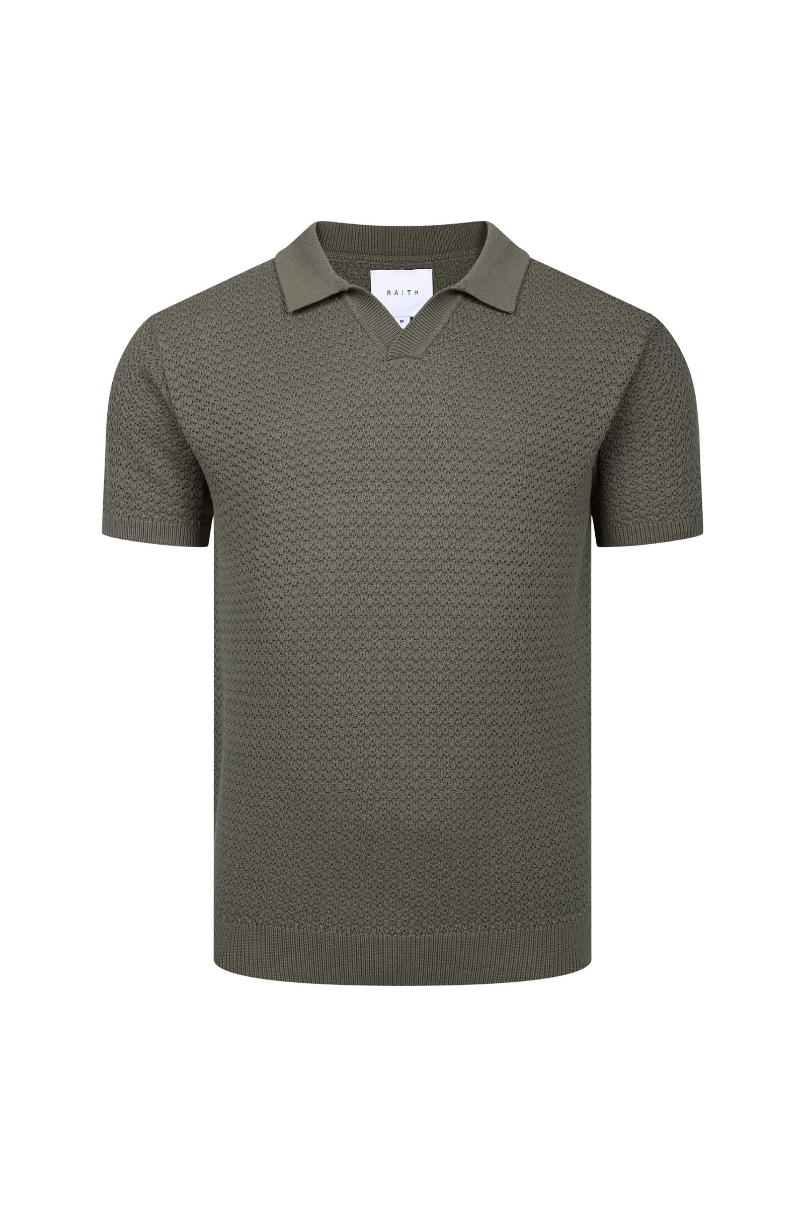 Rapha Cotton Knit Polo - Dark Olive