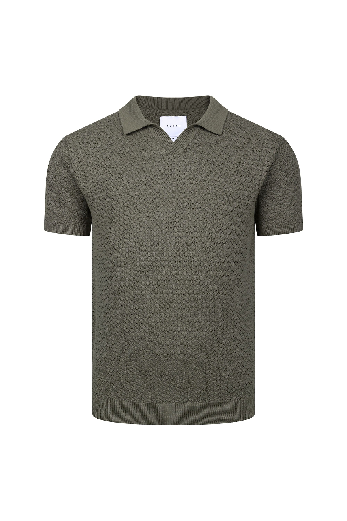 Rapha Cotton Knit Polo - Dark Olive