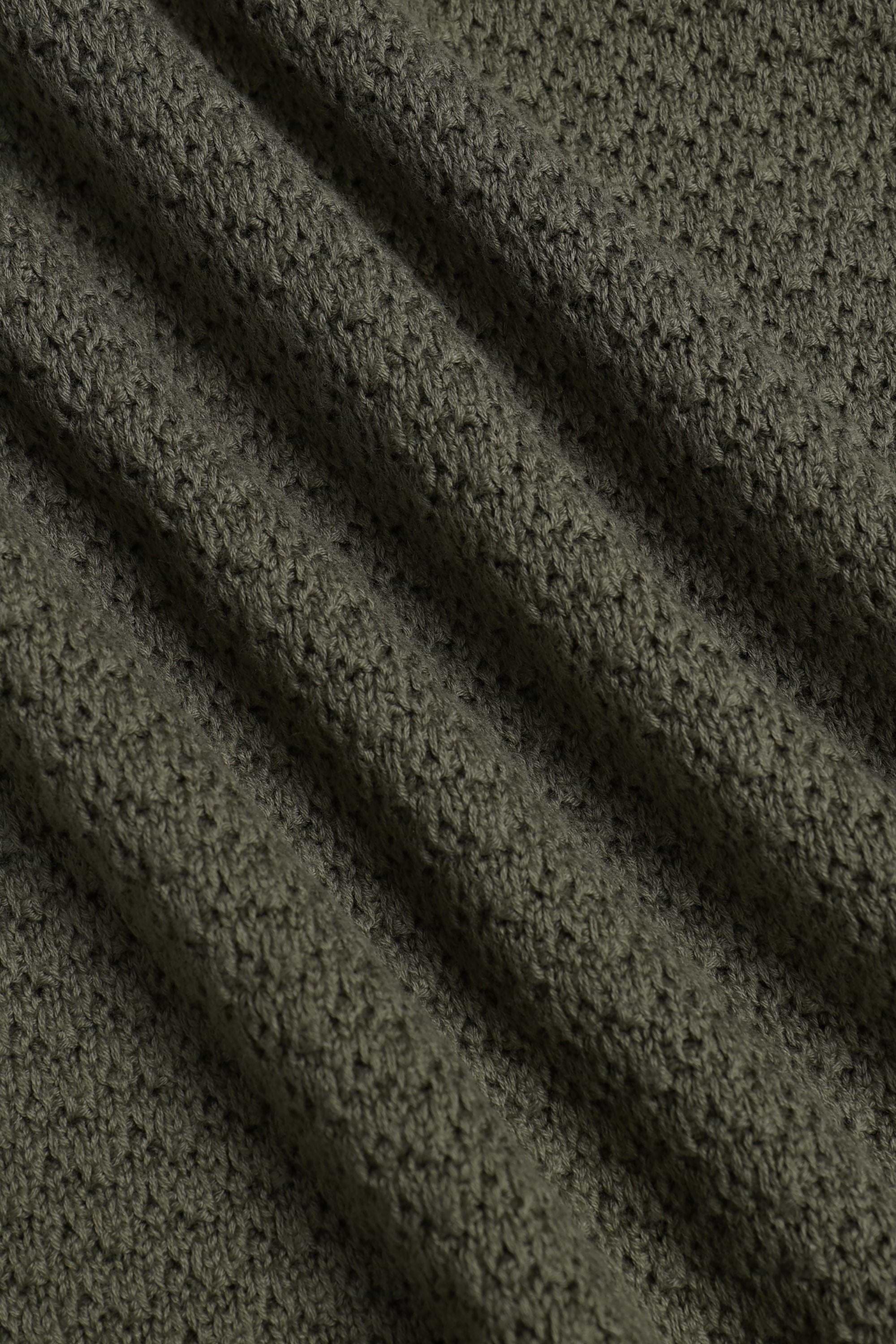 Rapha Cotton Knit Polo - Dark Olive