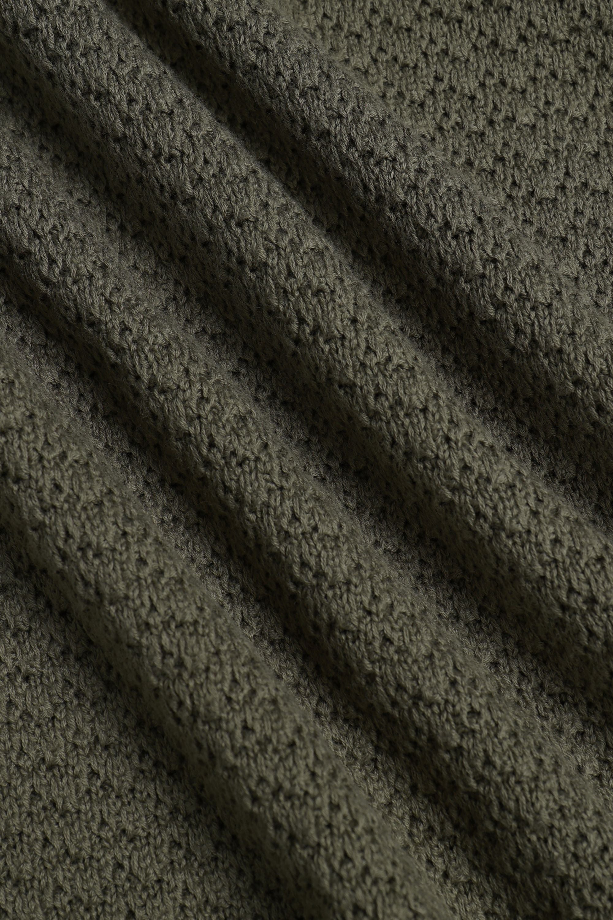 Rapha Cotton Knit Polo - Dark Olive