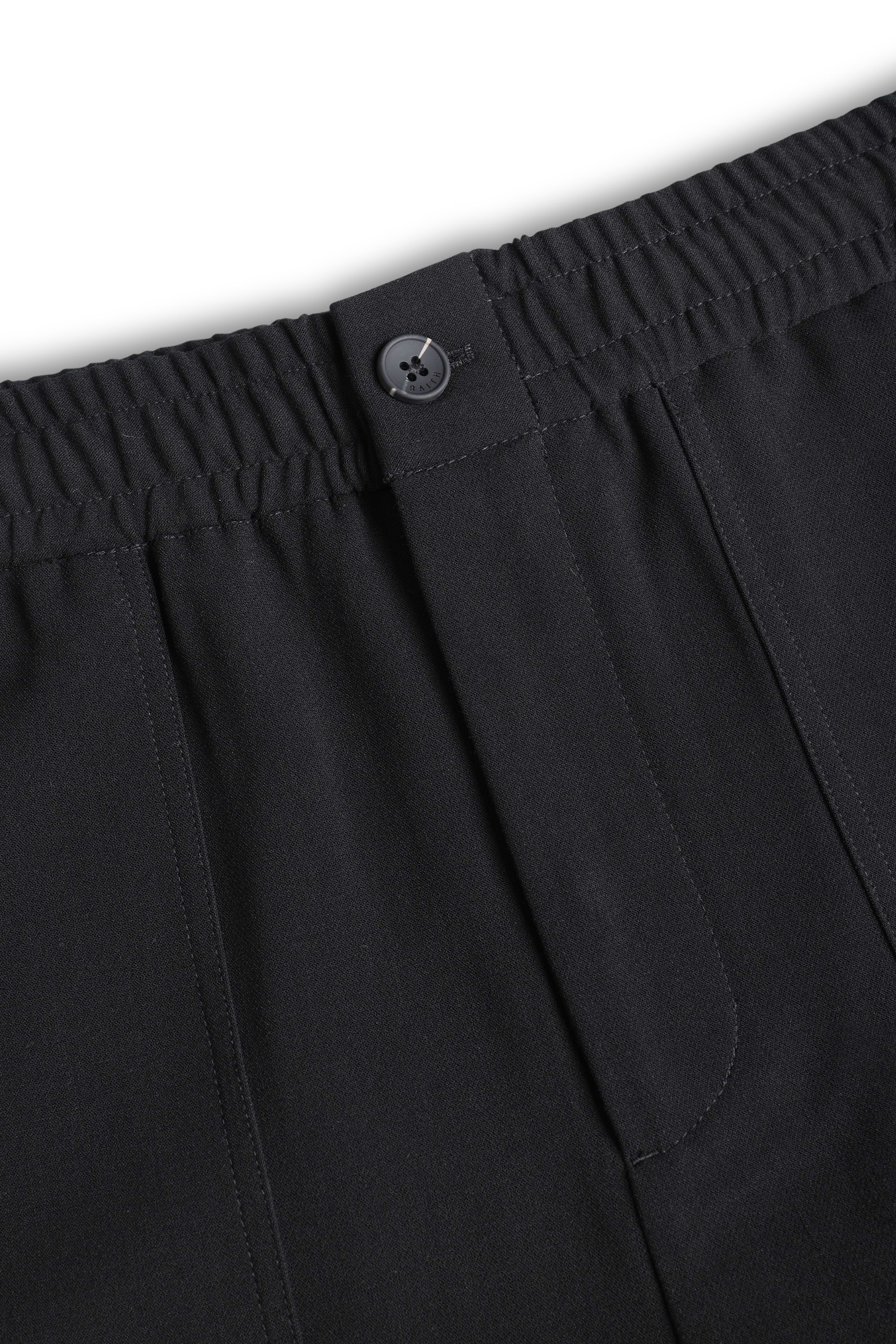 Julien Relaxed Panelled Trouser - Black