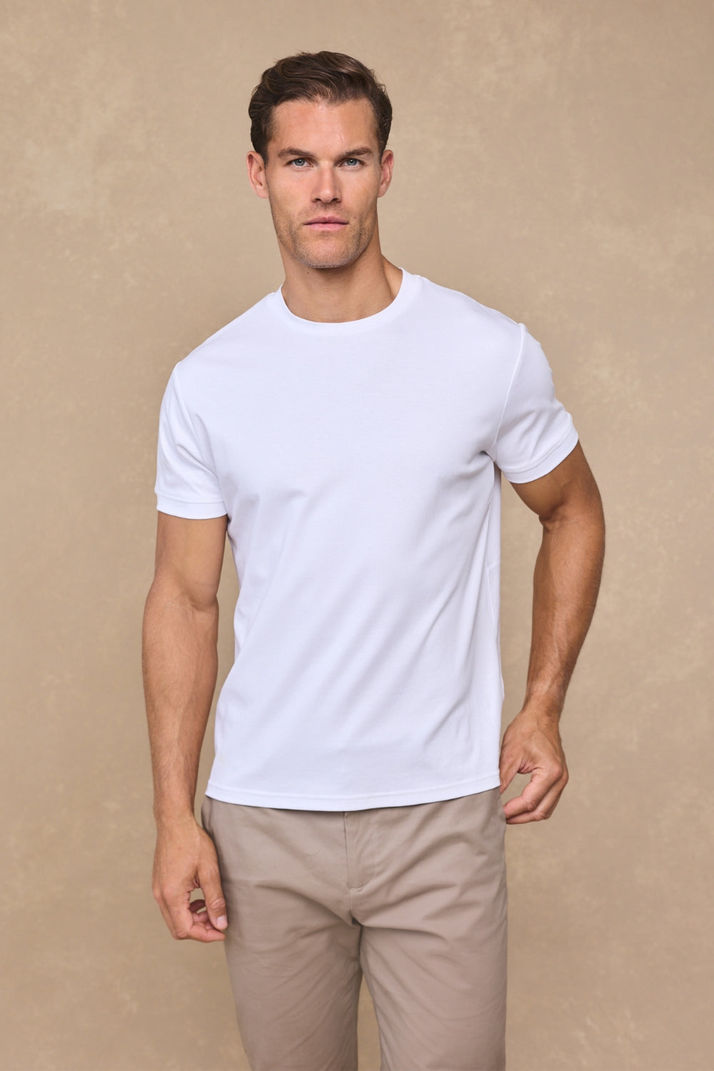 Luxe Mercerised T-Shirt - White