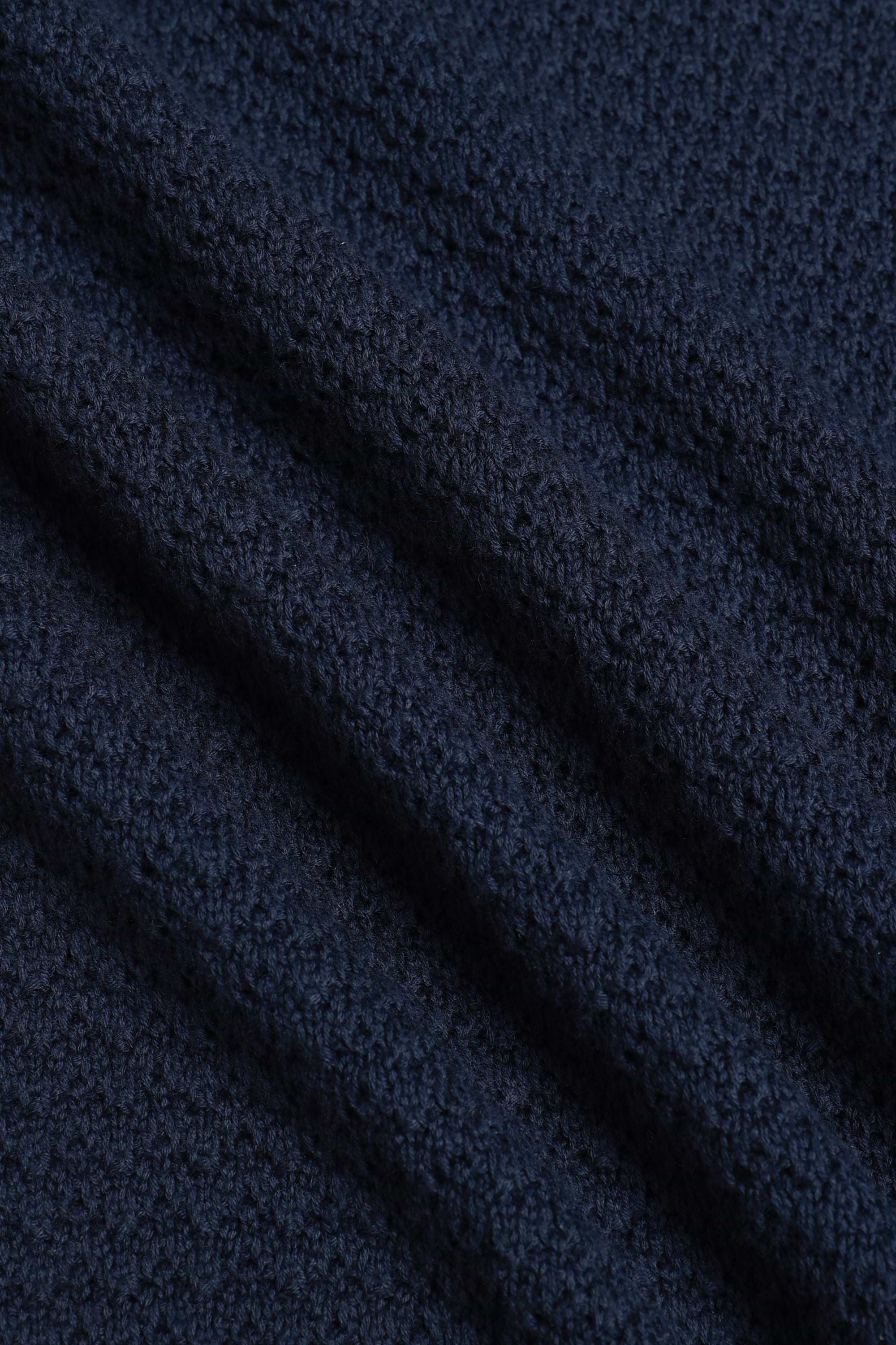 Rapha Cotton Knit Polo - Navy