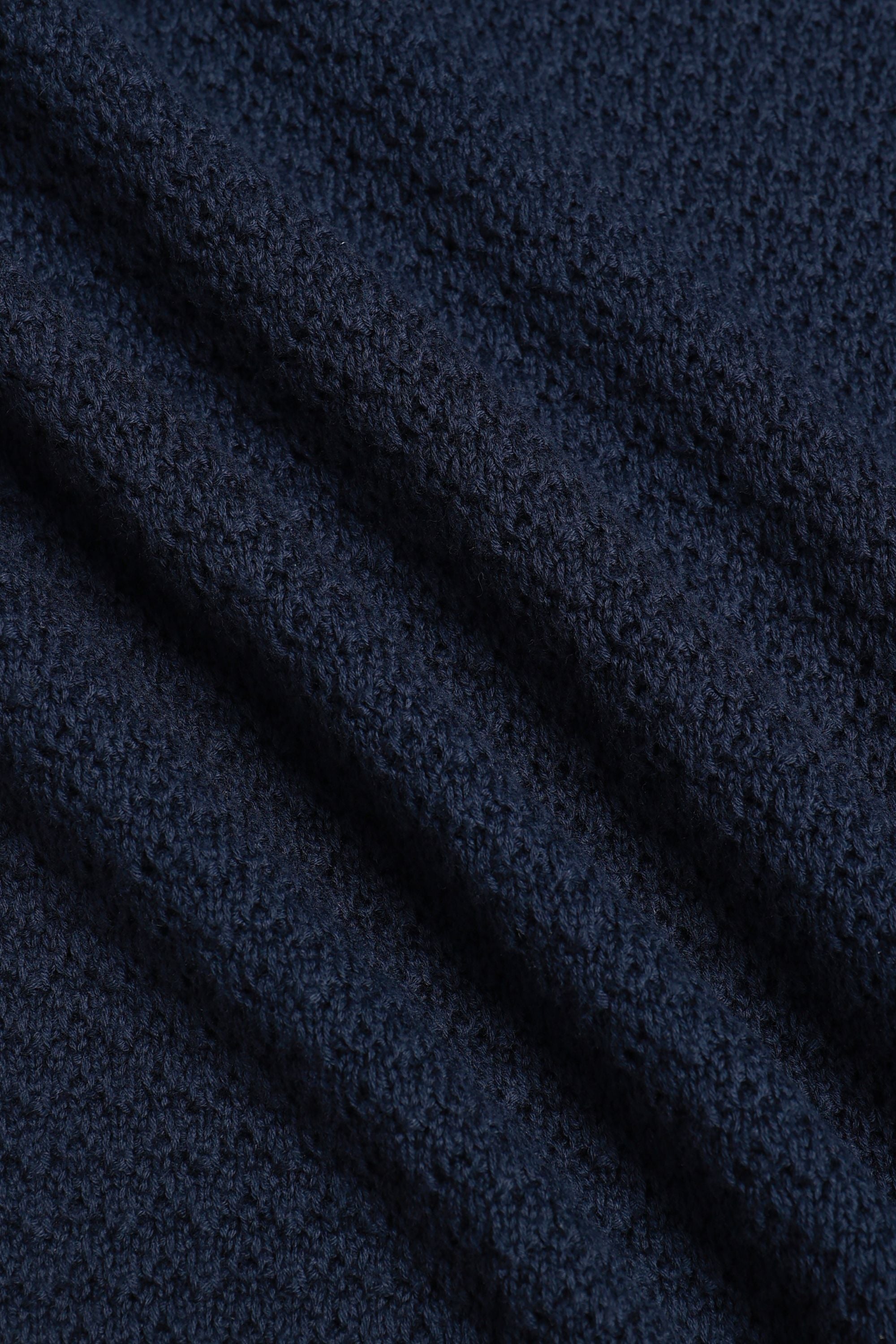Rapha Cotton Knit Polo - Navy