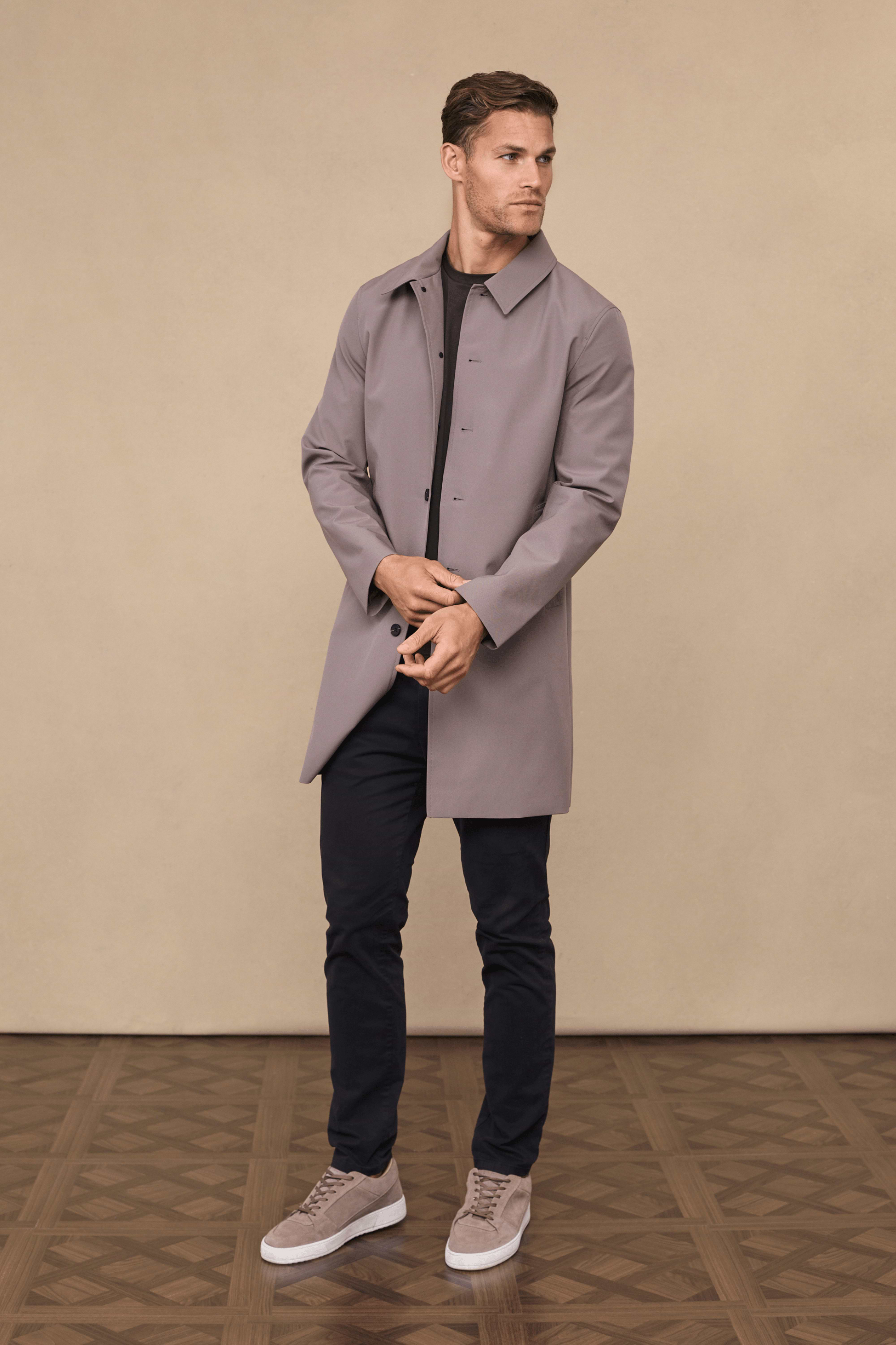 Portica Trench Coat - Mushroom