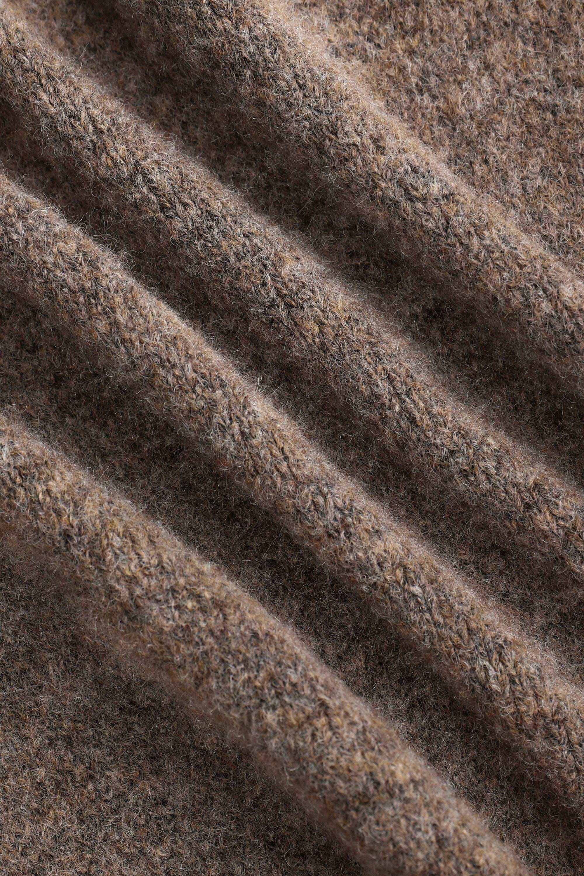 Otto Long Sleeve Polo - Brown Marl
