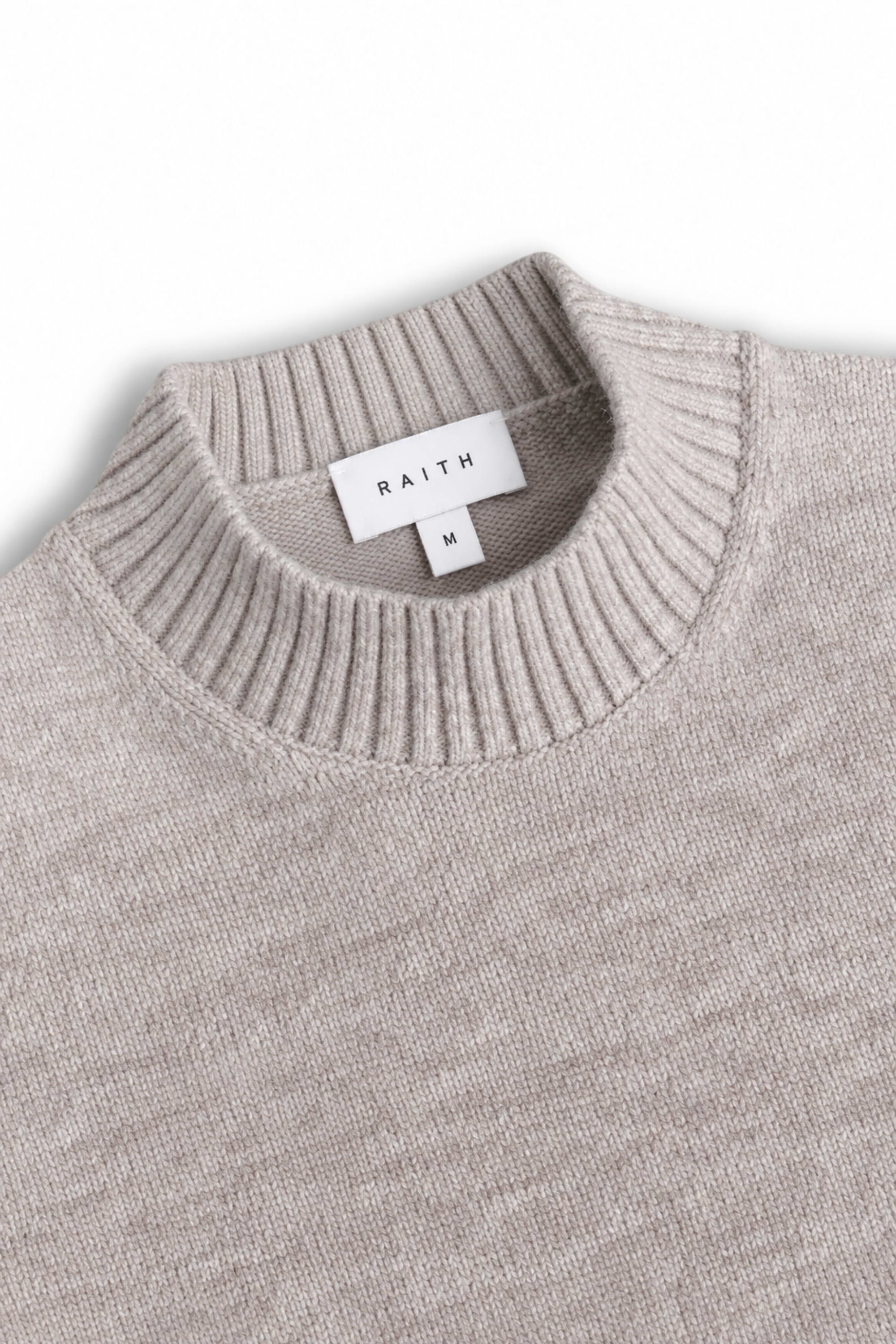 Delphi Crew Neck Knit - Light Brown Marl
