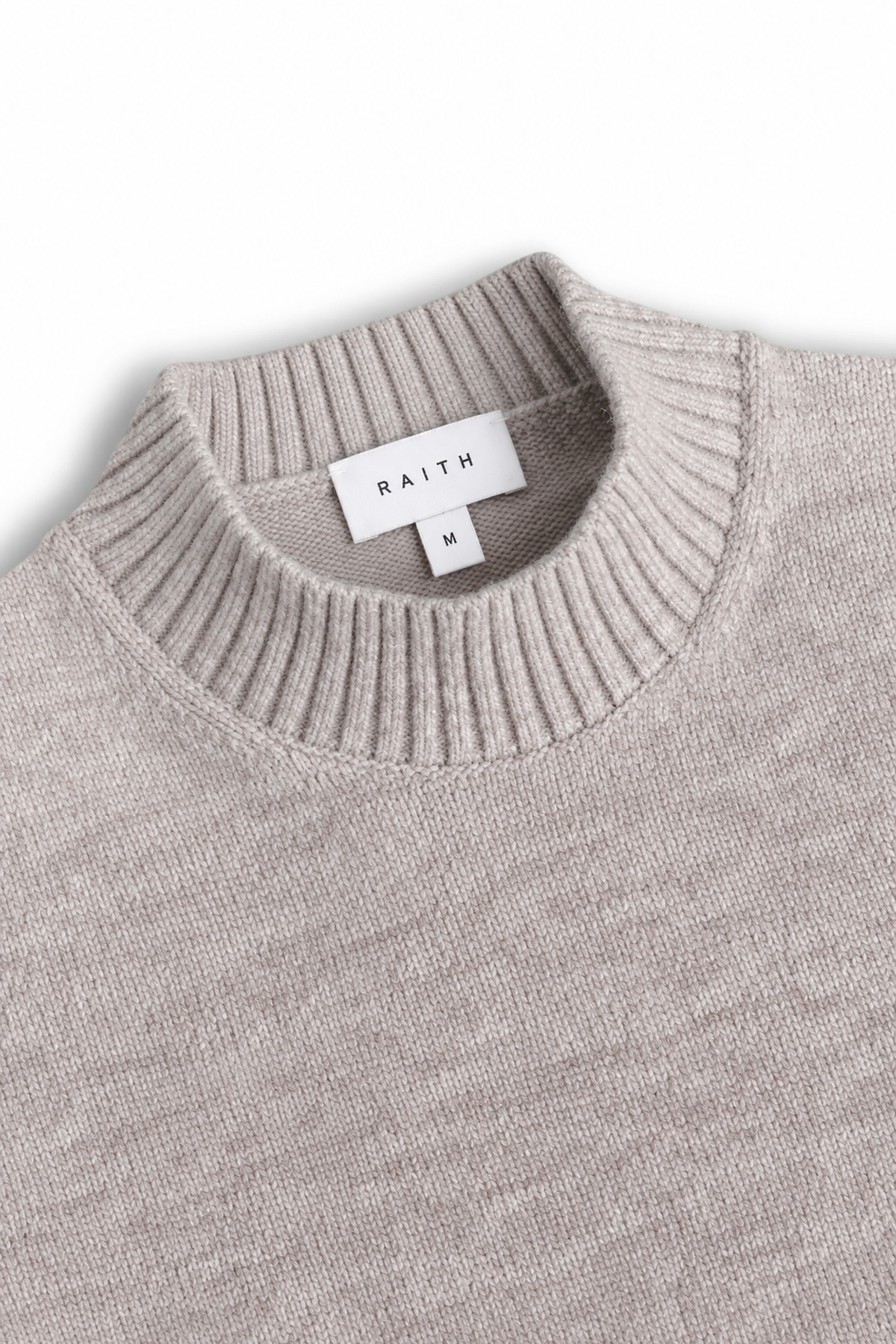 Delphi Crew Neck Knit - Light Brown Marl