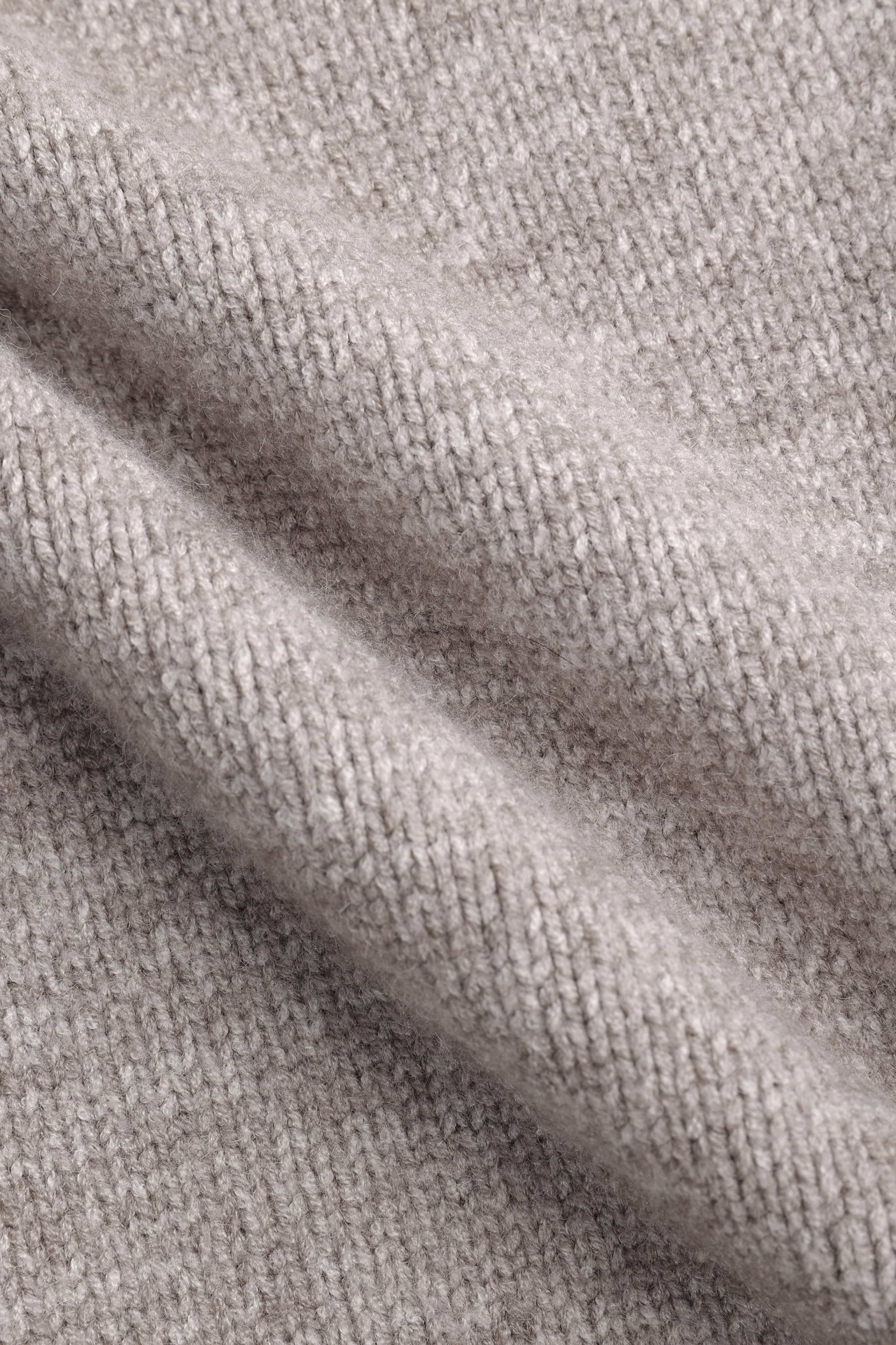 Delphi Crew Neck Knit - Light Brown Marl