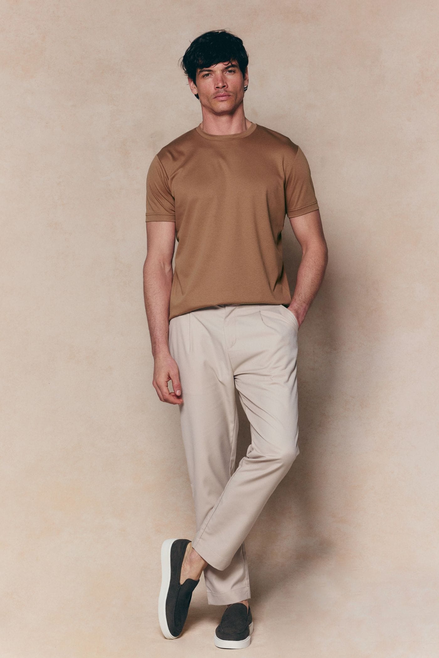 Jasper Tailored Trouser - Beige