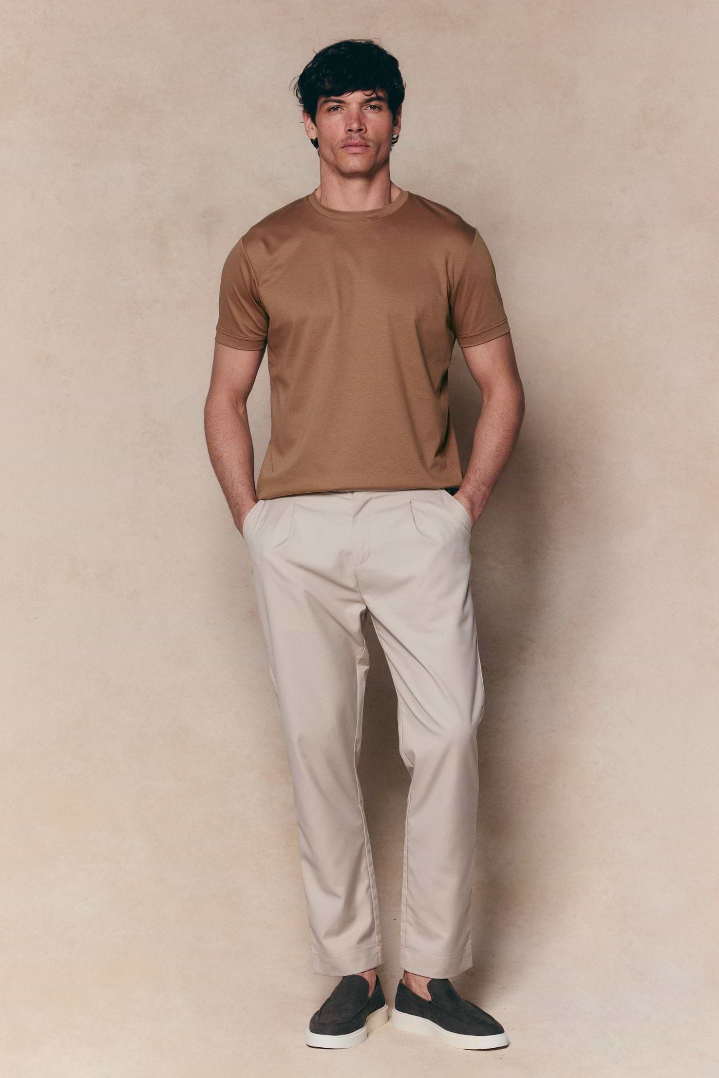 Jasper Tailored Trouser - Beige