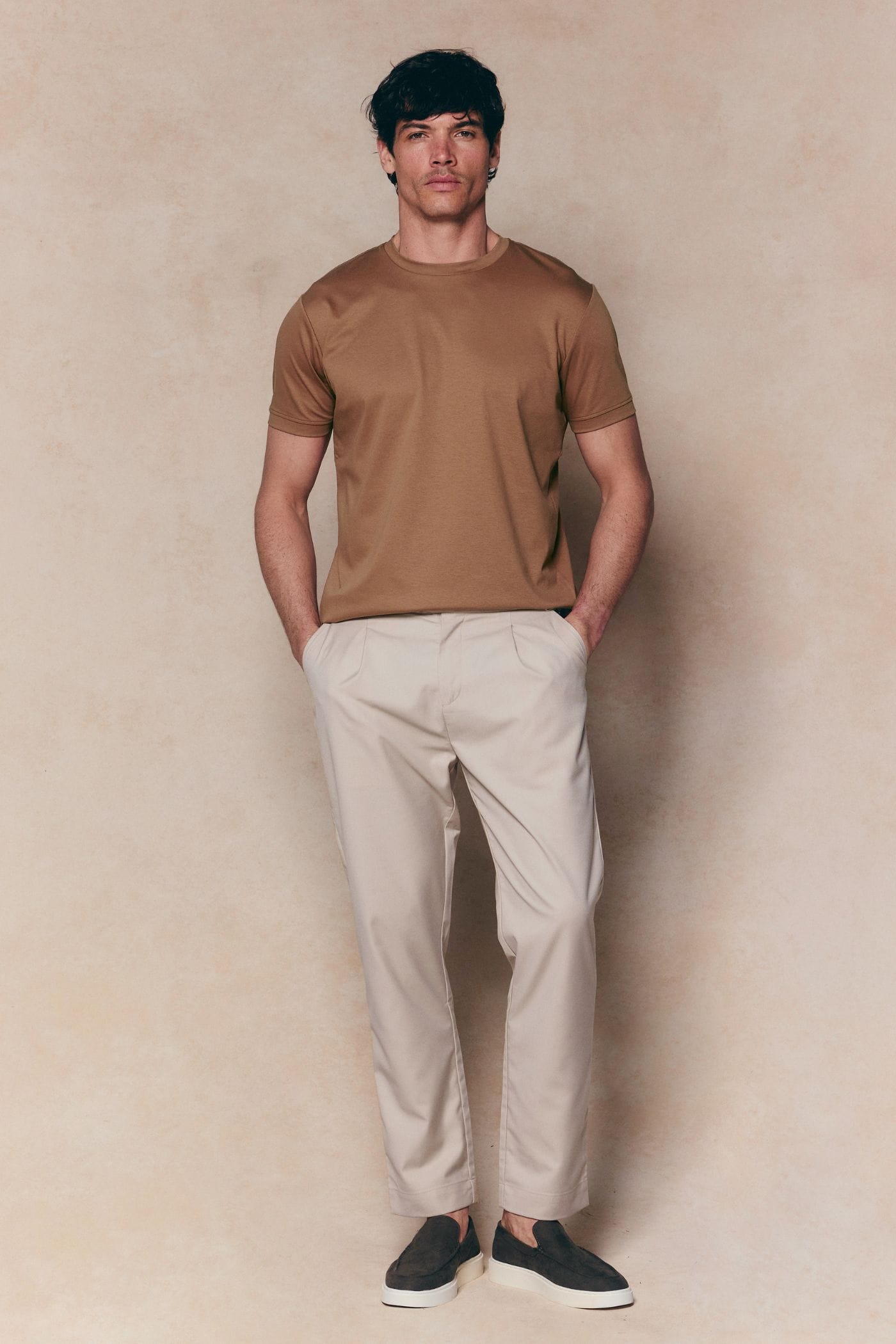 Jasper Tailored Trouser - Beige