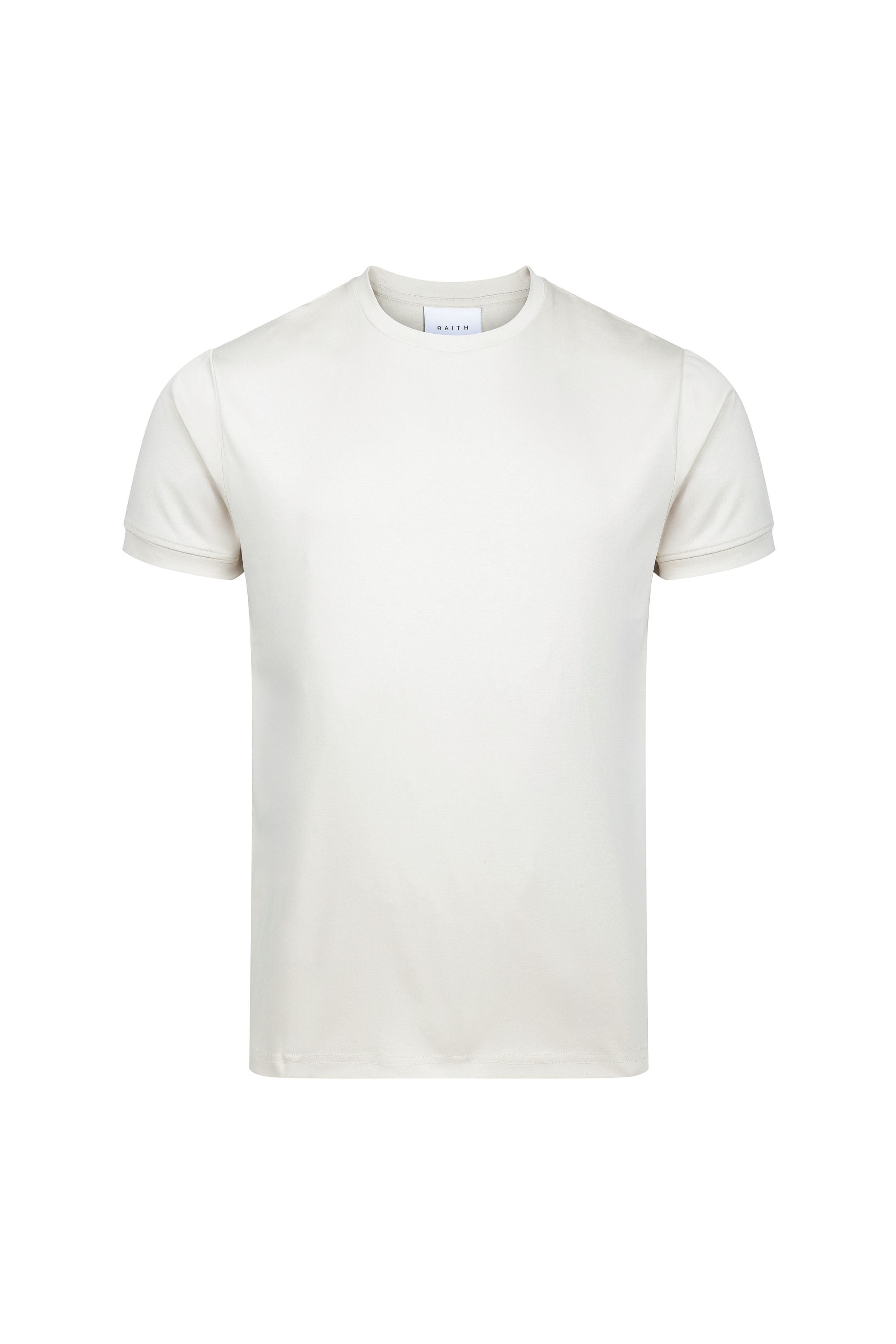Luxe Mercerised T-Shirt - Beige