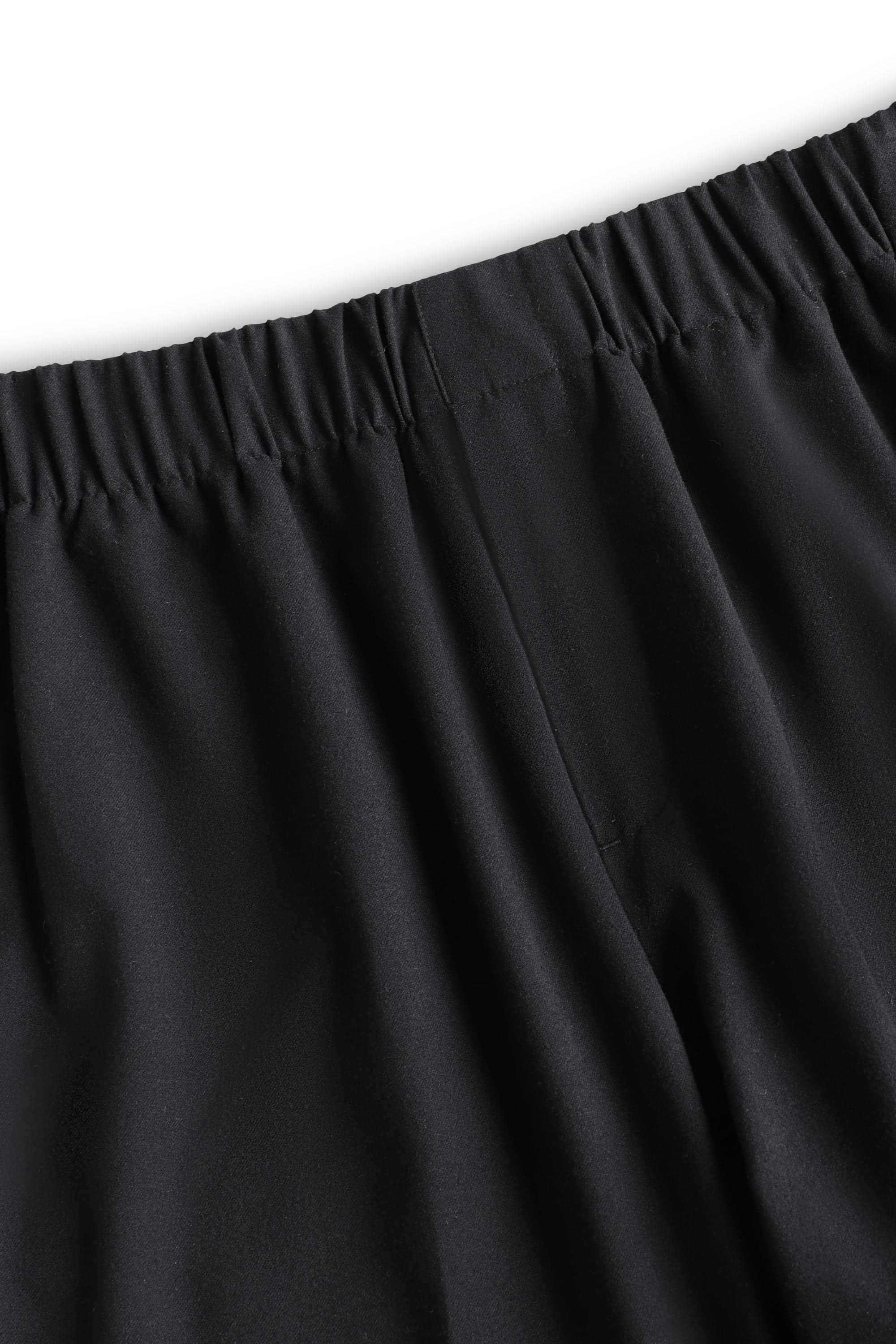 Johan Elasticated Waist Relaxed Fit Trouser - Black