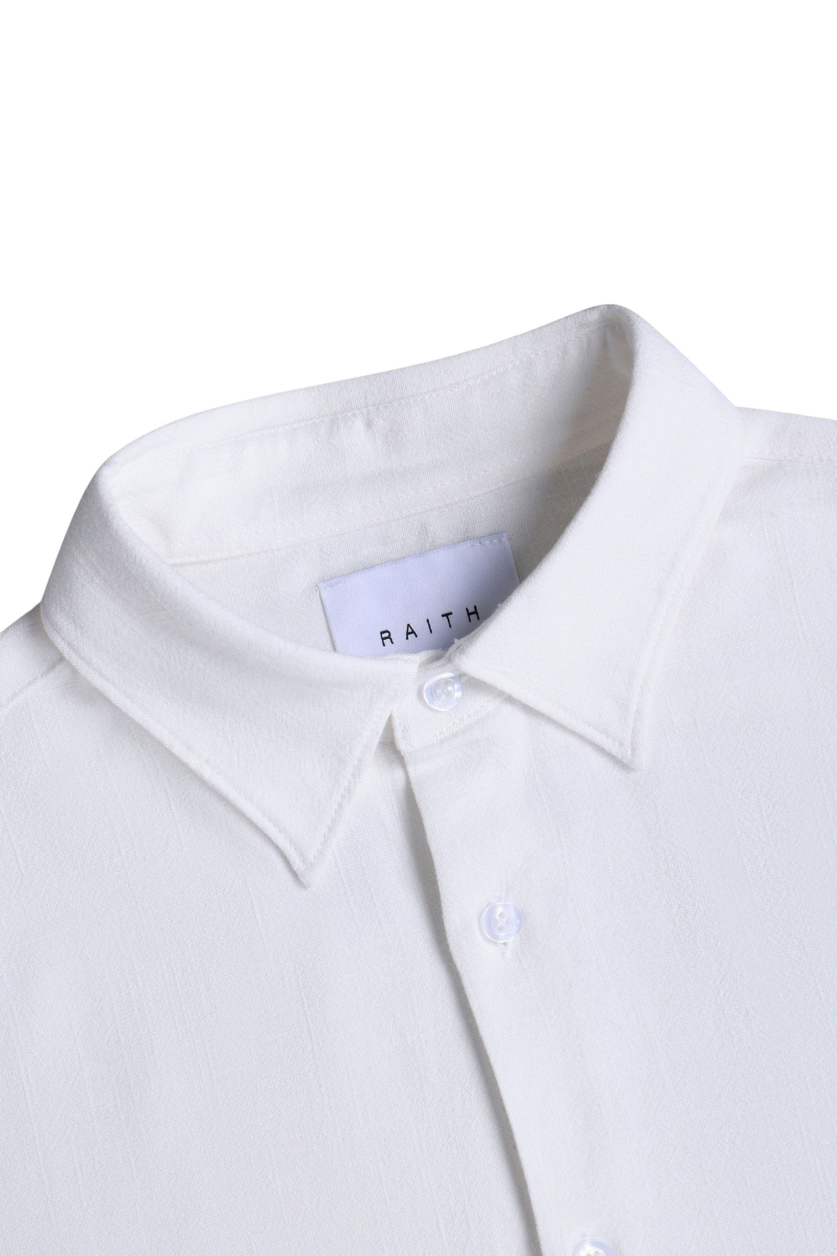 Cami Linen Classic Collar Shirt - Ecru
