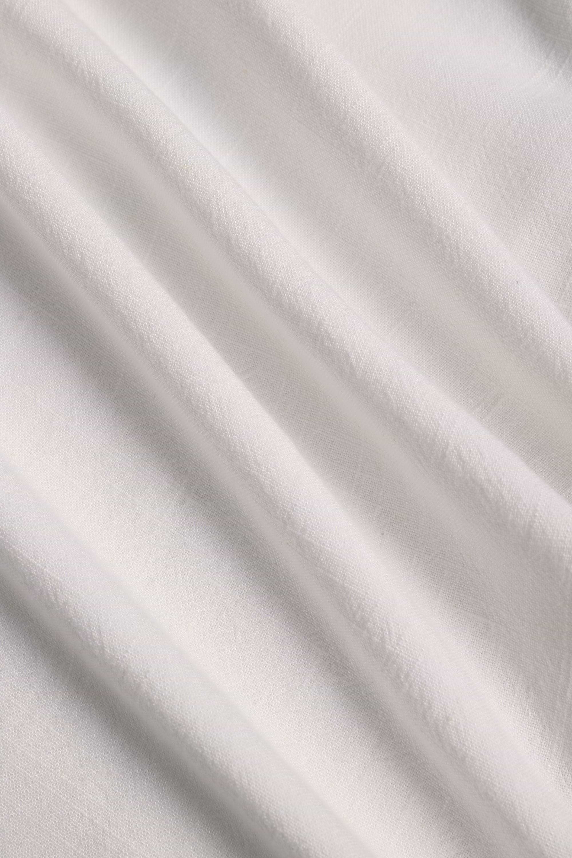 Cami Linen Classic Collar Shirt - Ecru