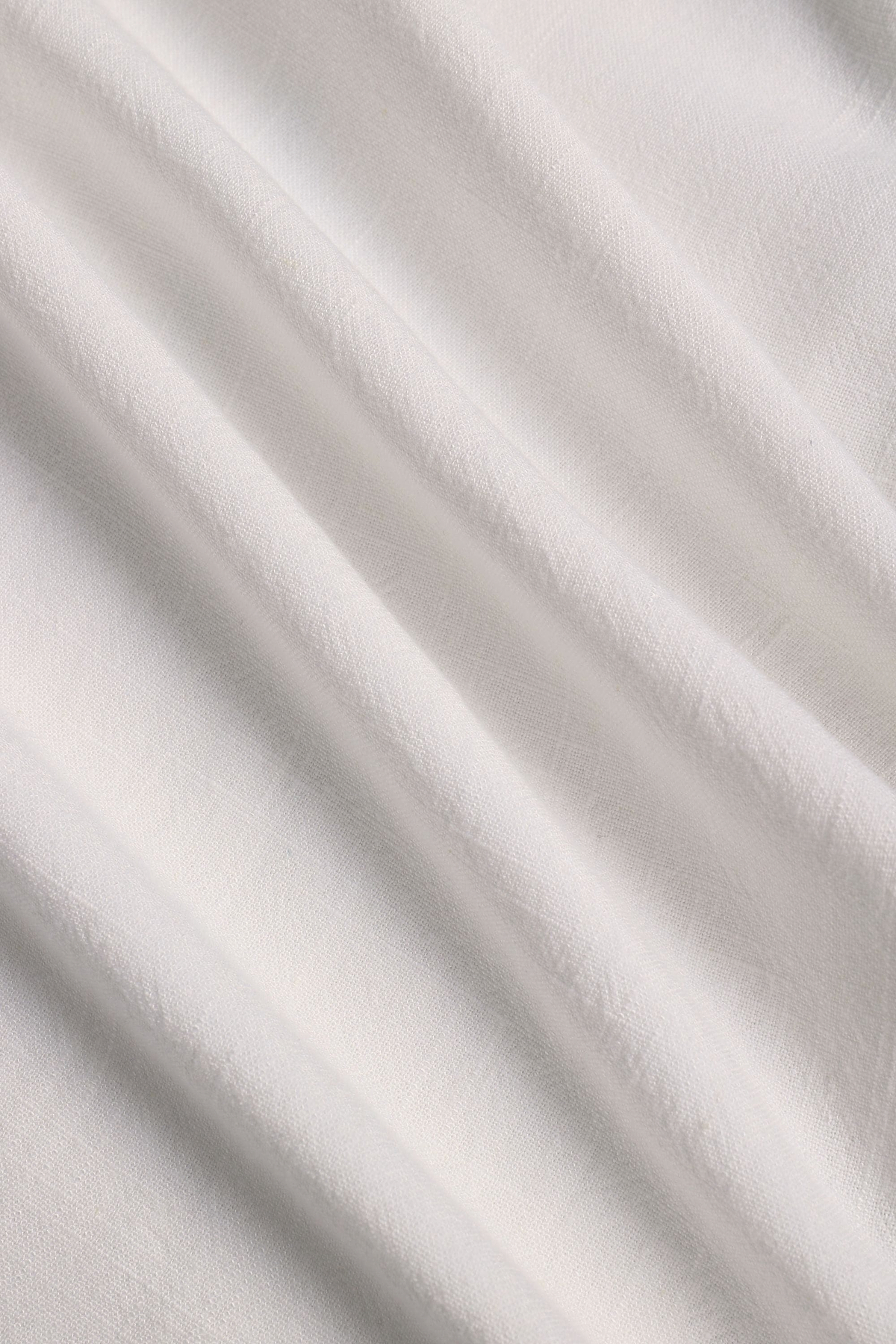Cami Linen Classic Collar Shirt - Ecru