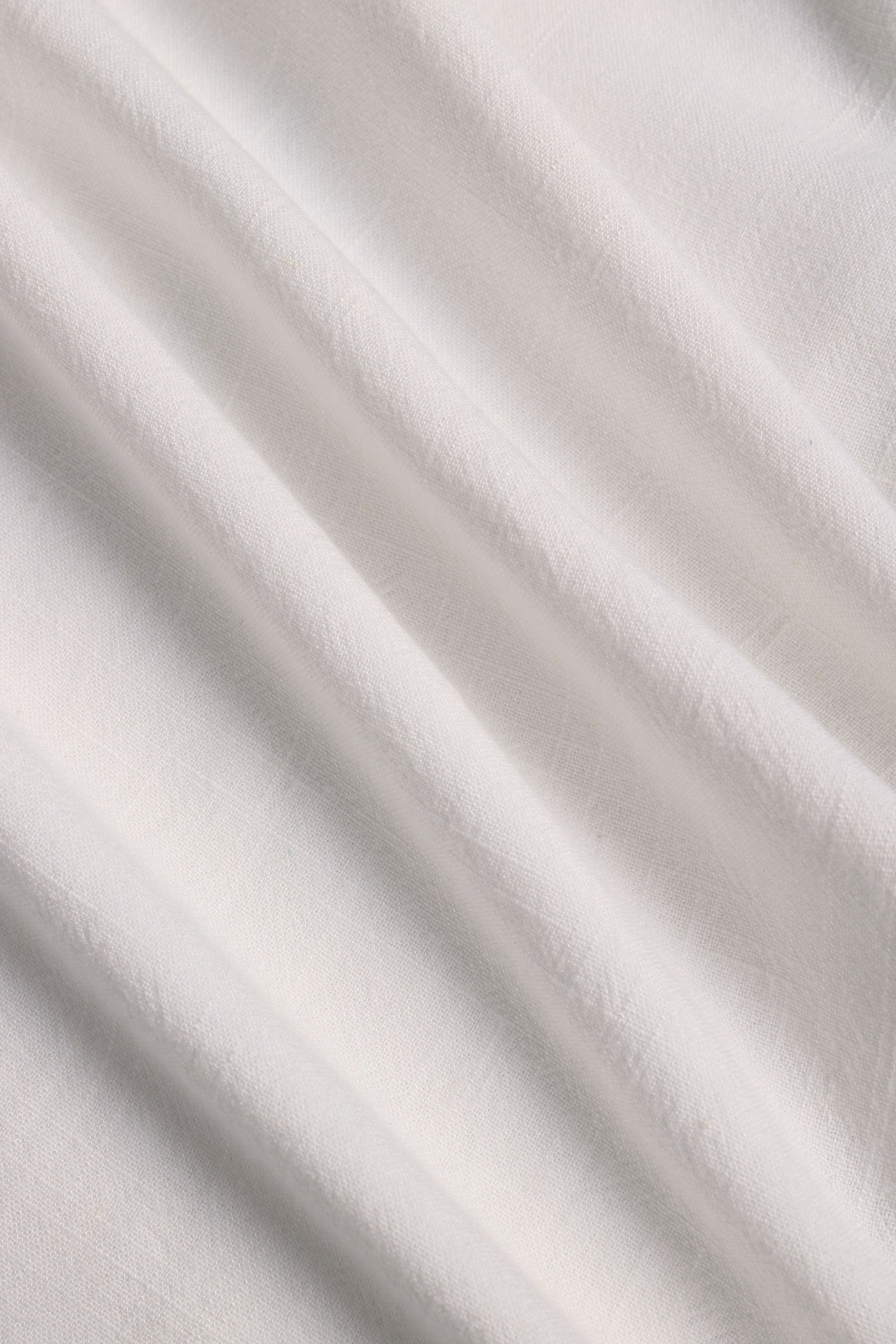 Cami Linen Classic Collar Shirt - Ecru