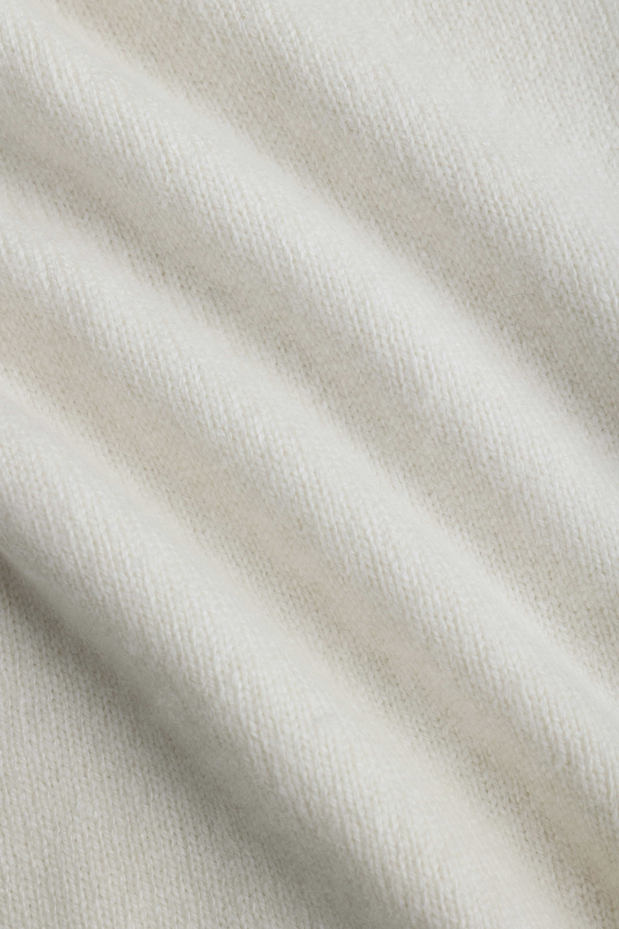 Anders Long Sleeve Polo - Ecru