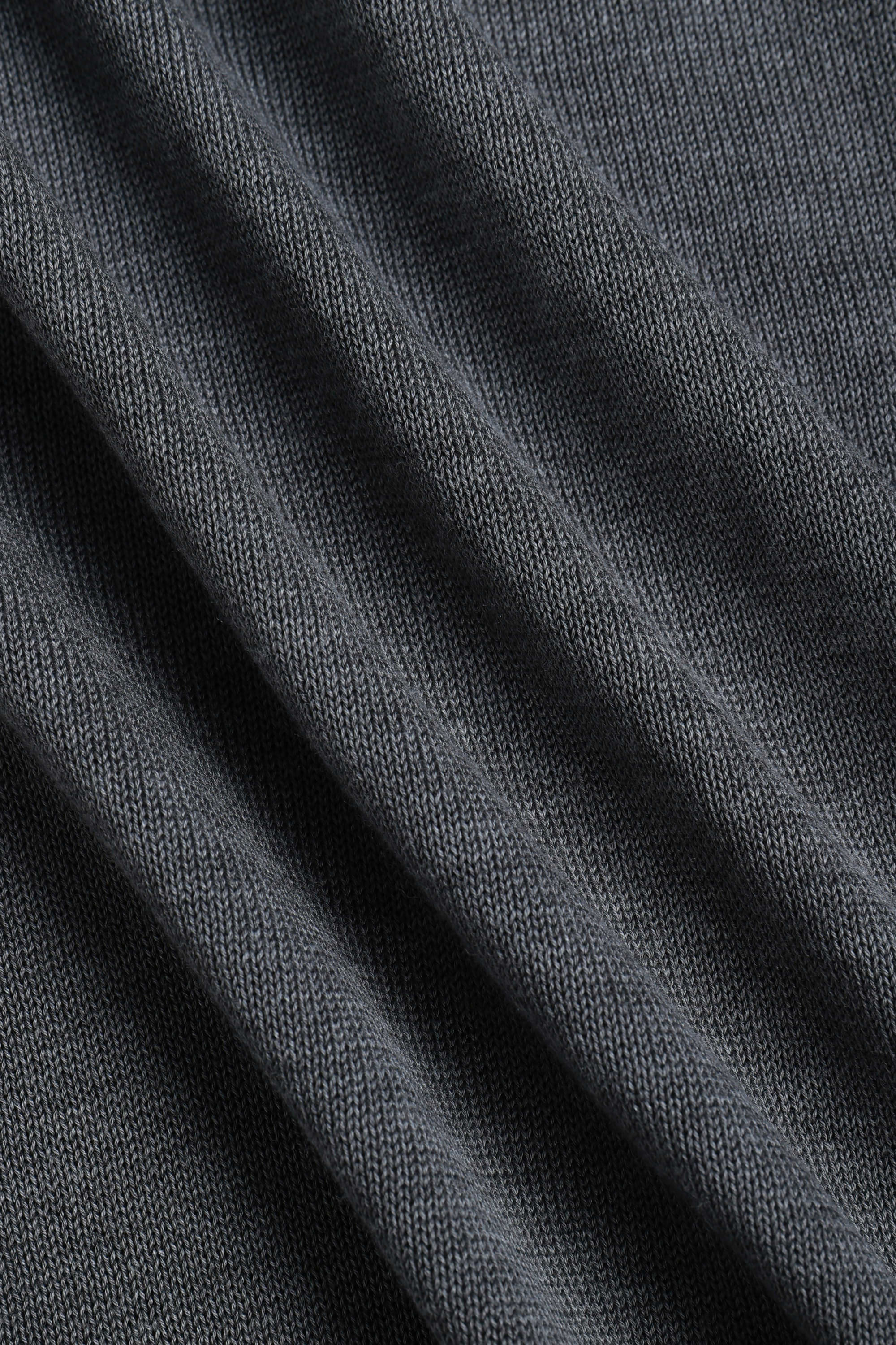 Riera Knit Crew Neck T-Shirt - Grey Marl