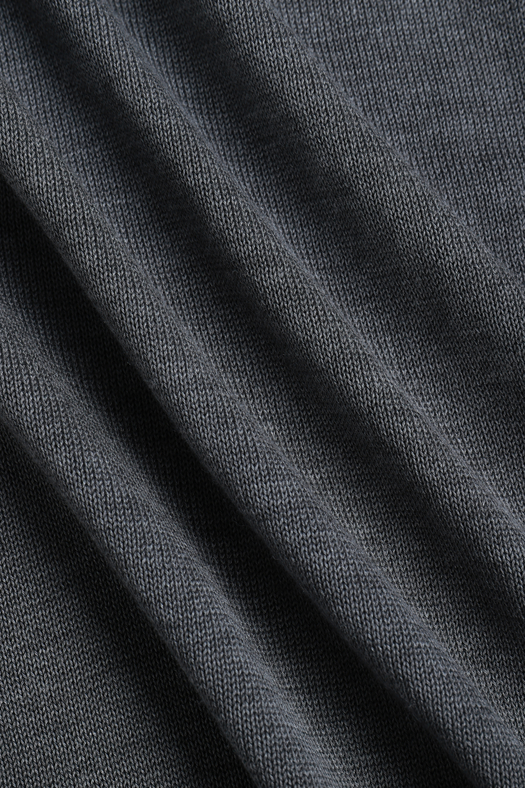 Riera Knit Crew Neck T-Shirt - Grey Marl