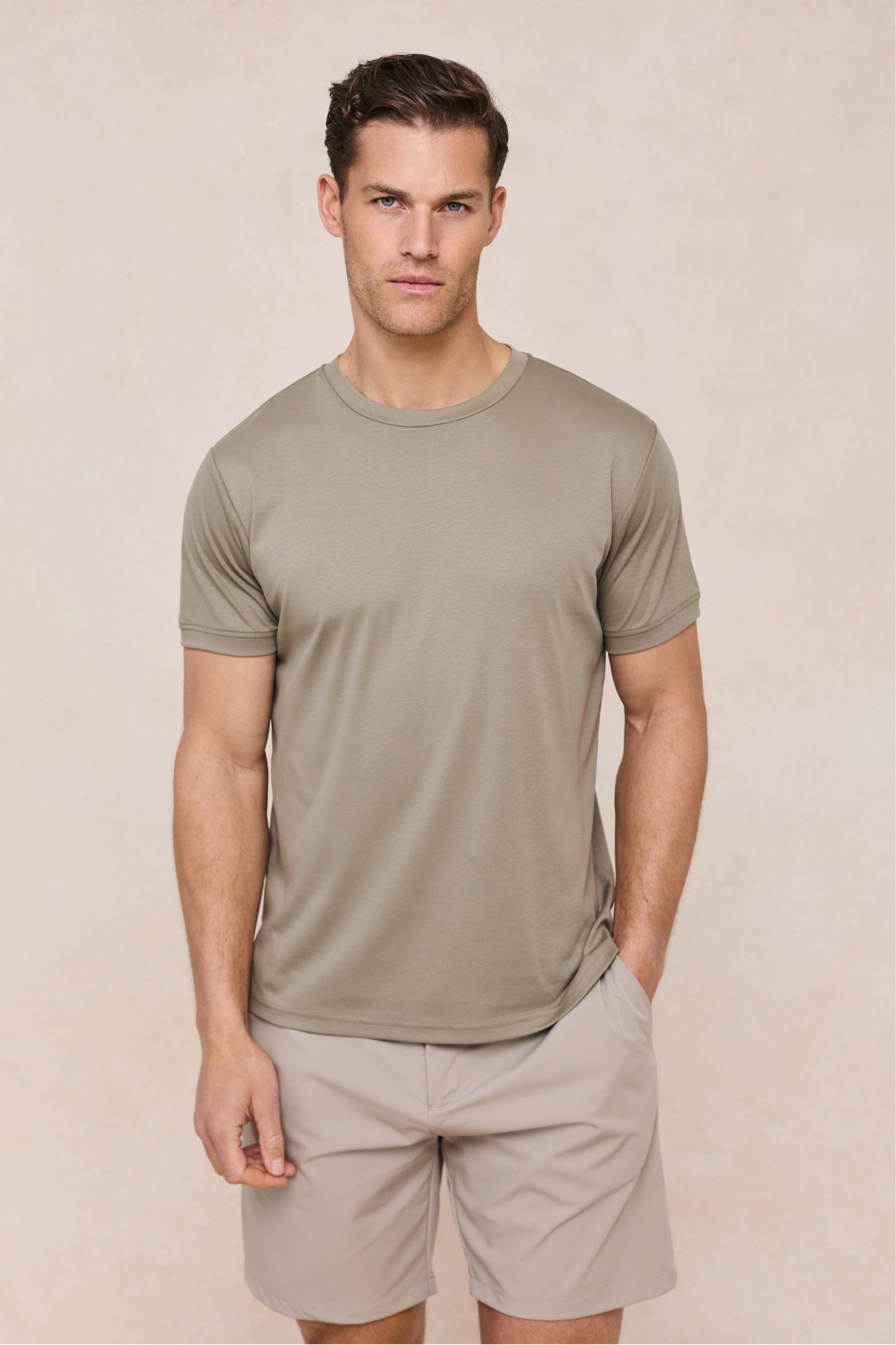 Luiz Hybrid Short - Beige