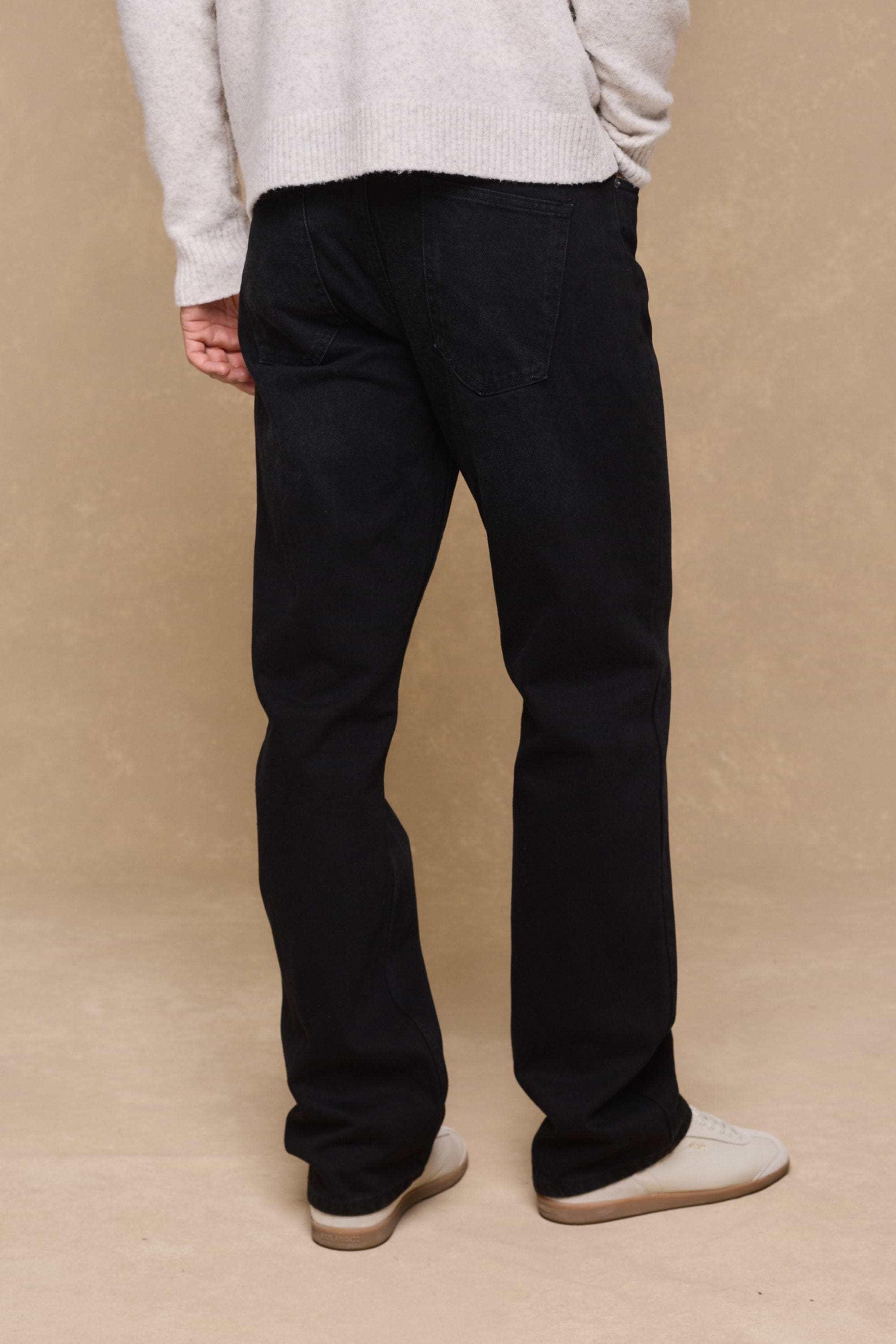 Mason Relaxed Fit Jeans - Black Wash
