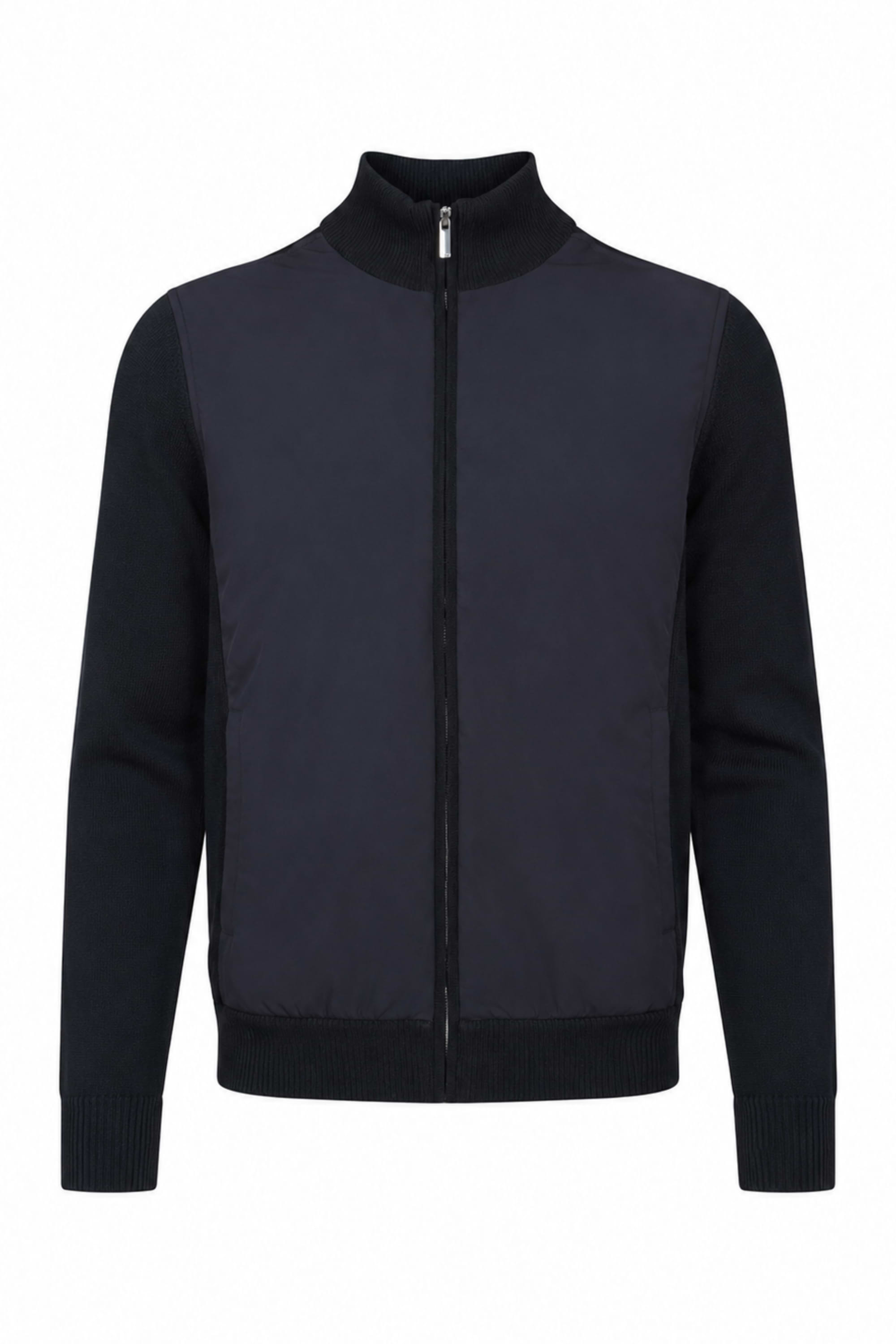 Paco Hybrid Knitted Jacket - Midnight Navy