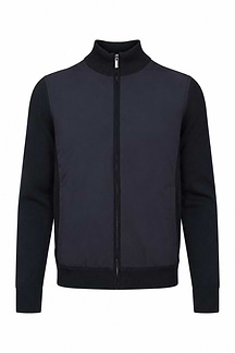 Paco Hybrid Knitted Jacket - Midnight Navy