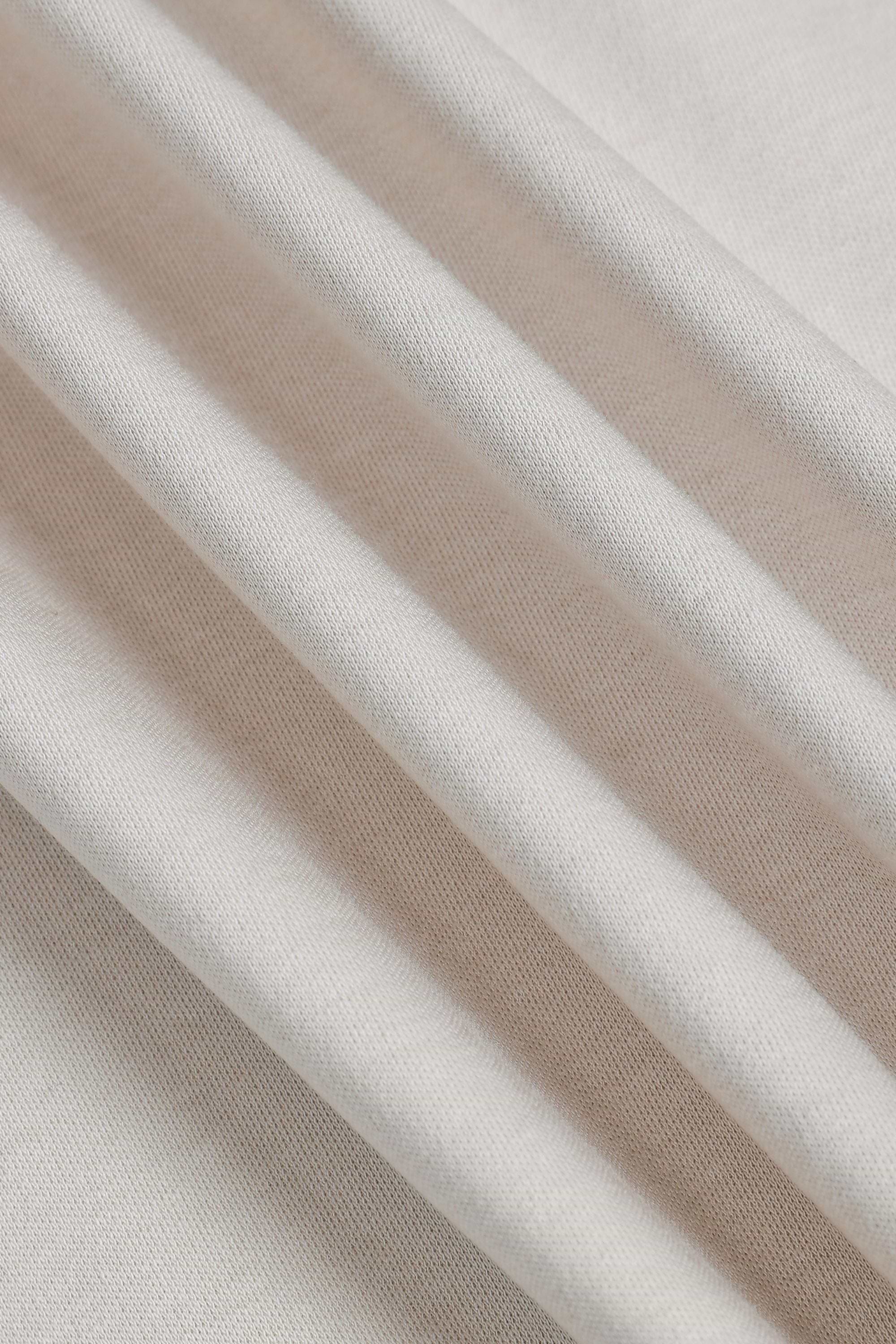 Luxe Mercerised T-Shirt - Beige
