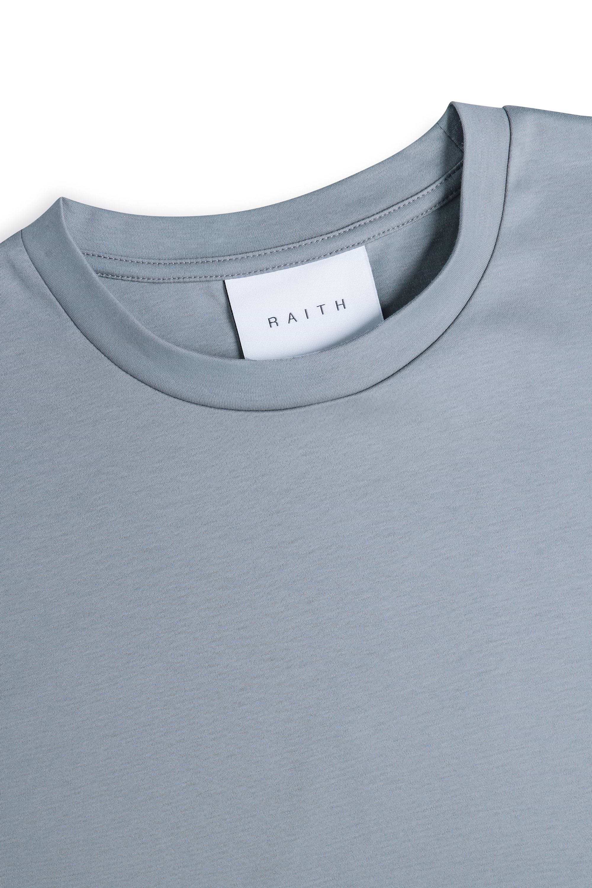 Luxe Mercerised T-Shirt - Light Pewter Blue
