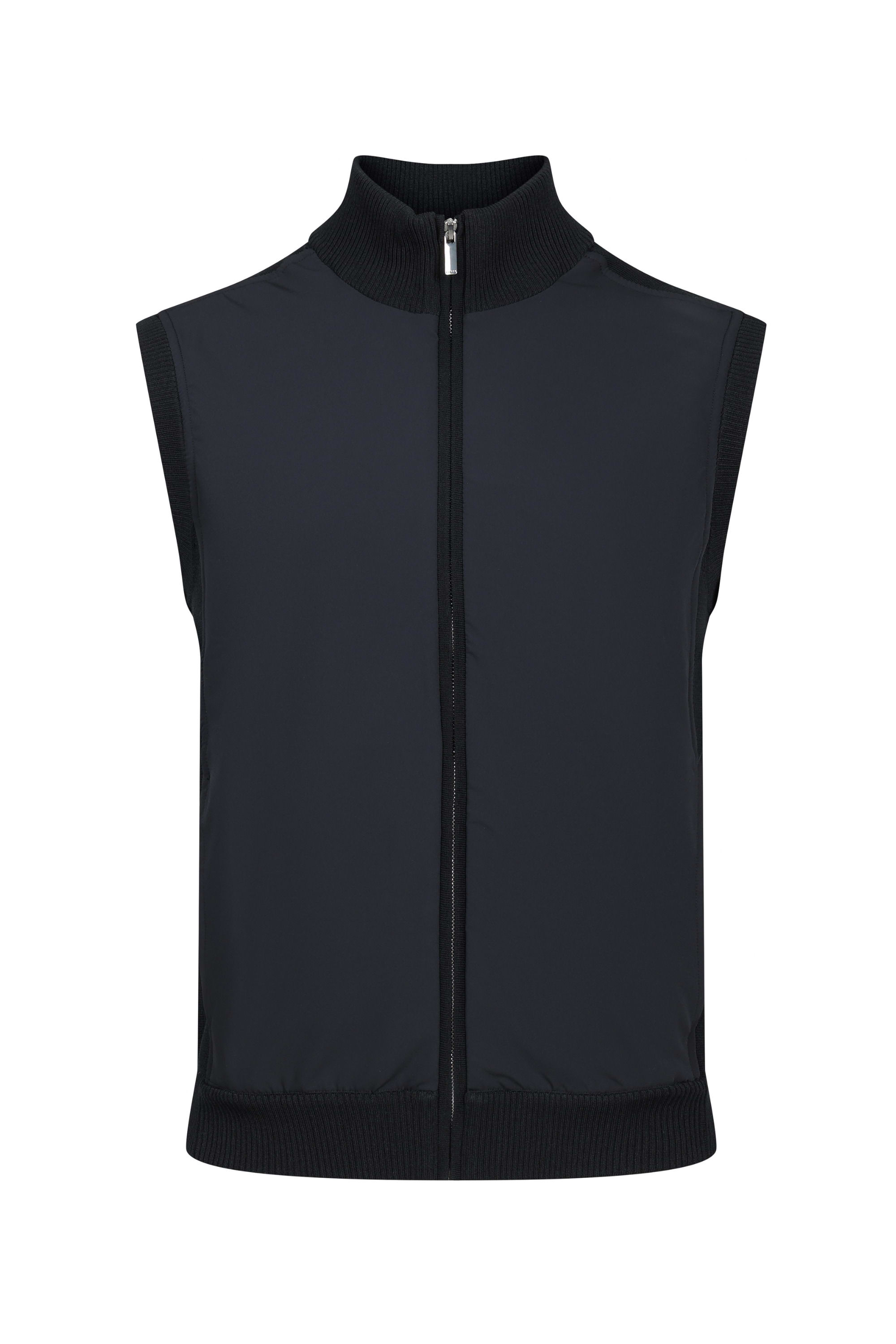 Davi Hybrid Knitted Gilet - Midnight Navy