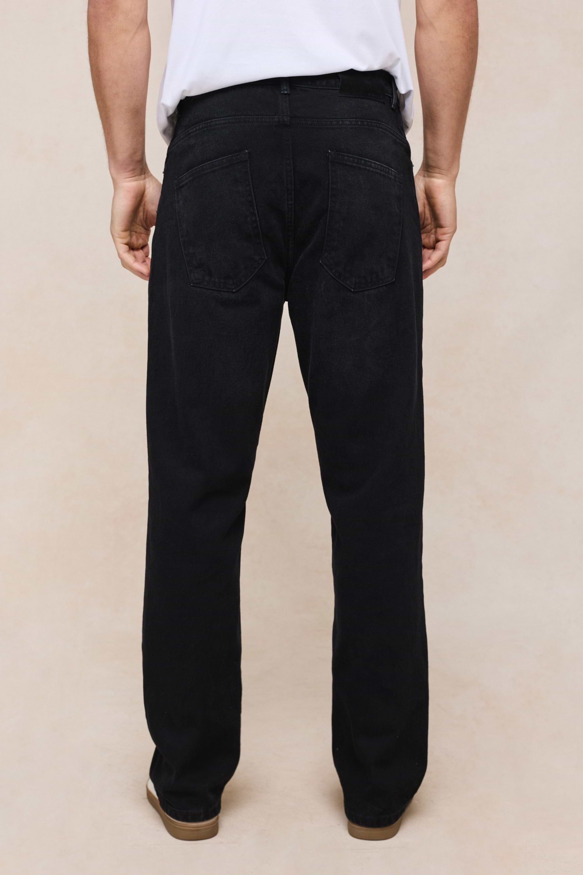 Mason Relaxed Fit Jeans - Black Wash