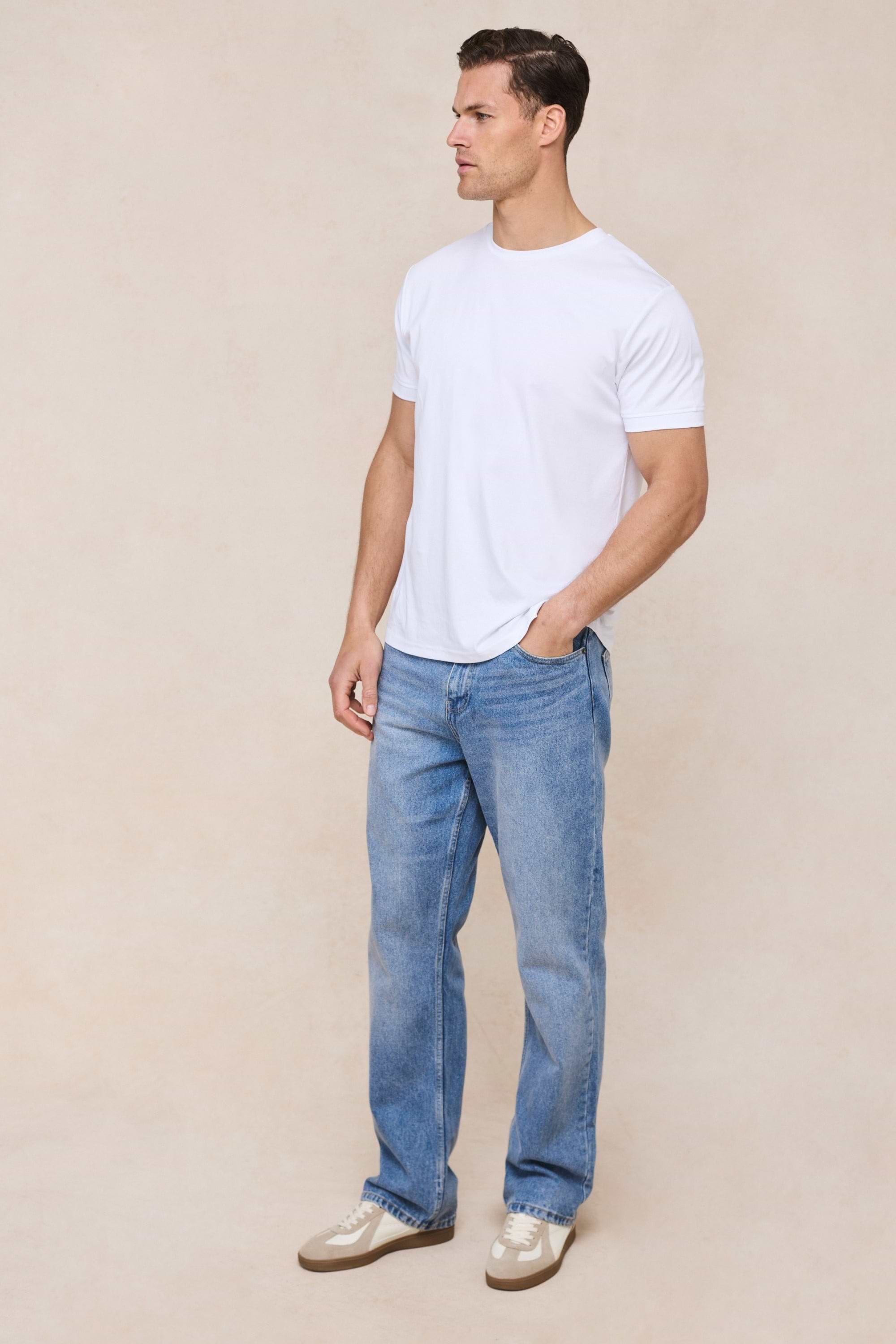 Mason Relaxed Fit Jeans - Midwash Indigo