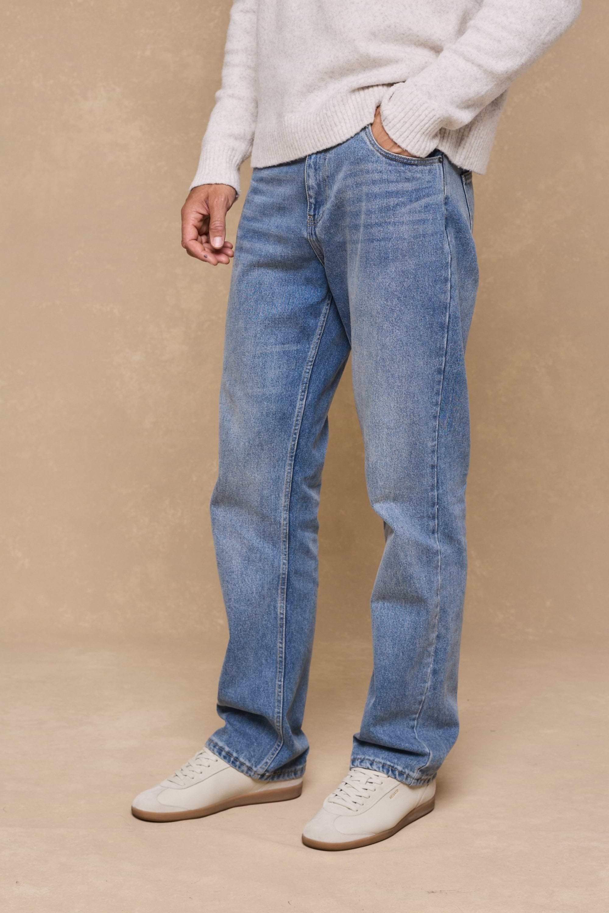 Mason Relaxed Fit Jeans - Midwash Indigo