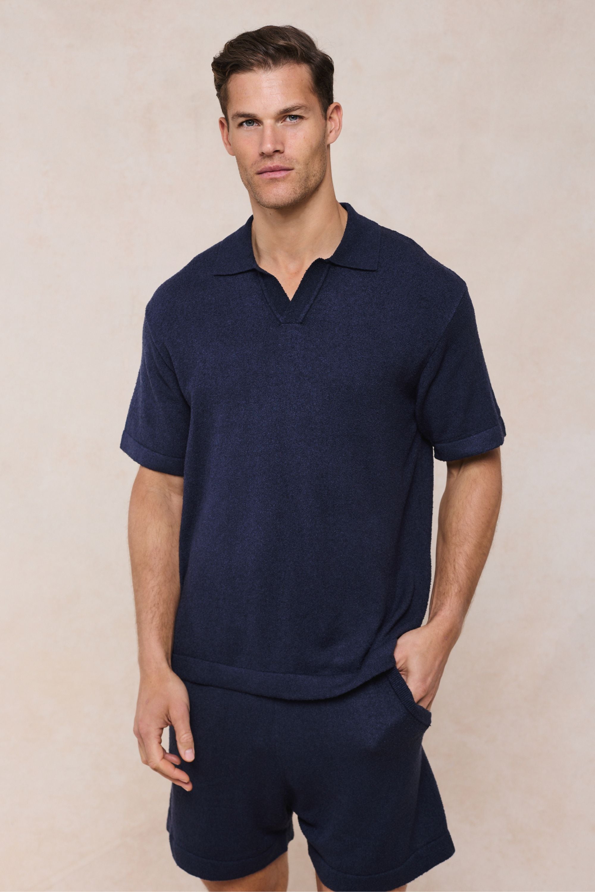 Miguel Boucle Short - Navy