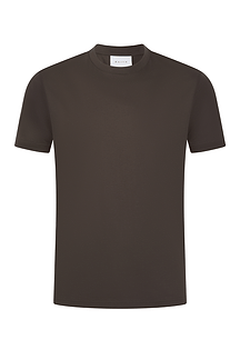 Luxe Mercerised T-Shirt - Brown