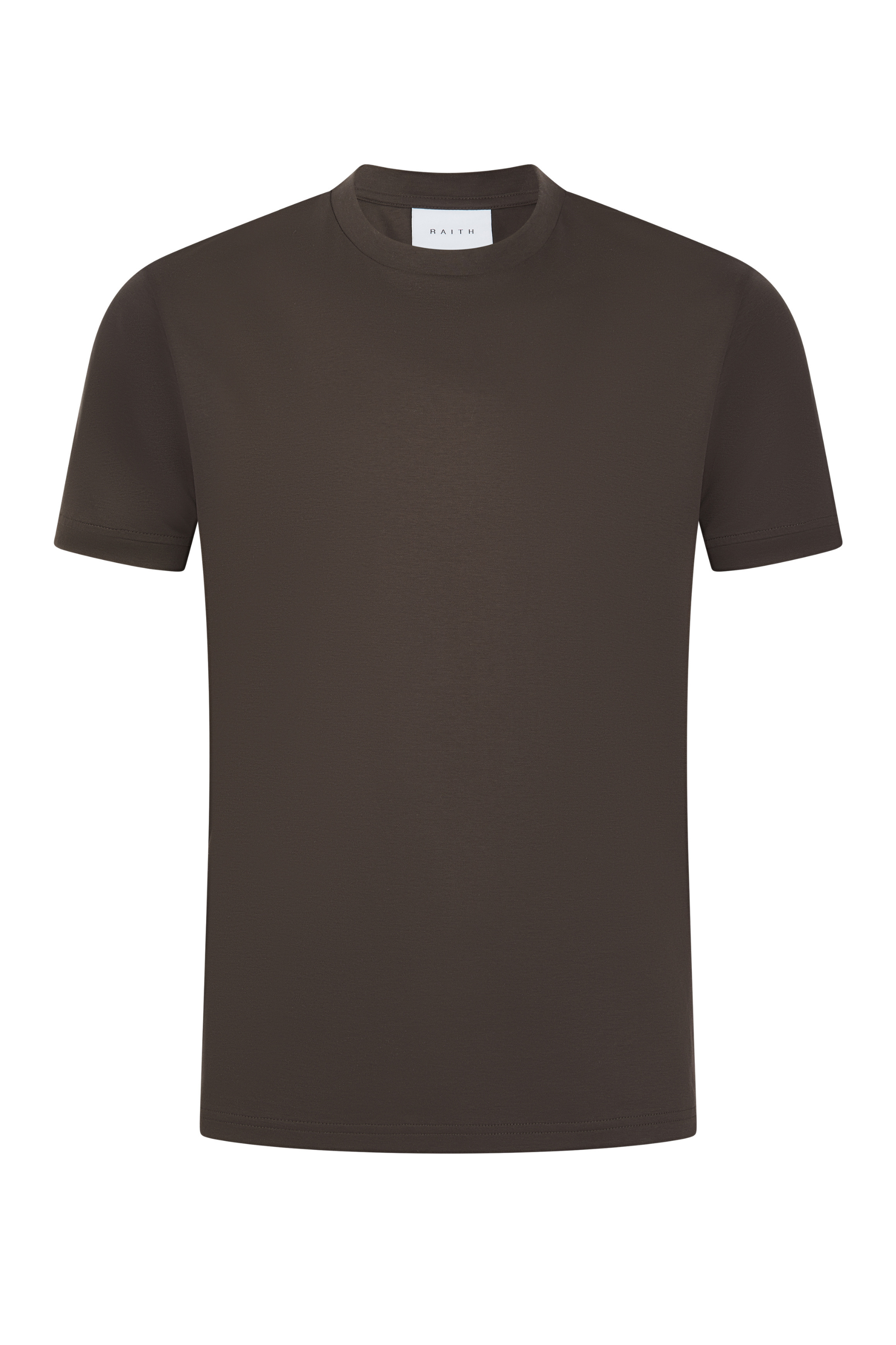 Luxe Mercerised T-Shirt - Brown