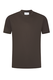 Luxe Mercerised T-Shirt - Brown