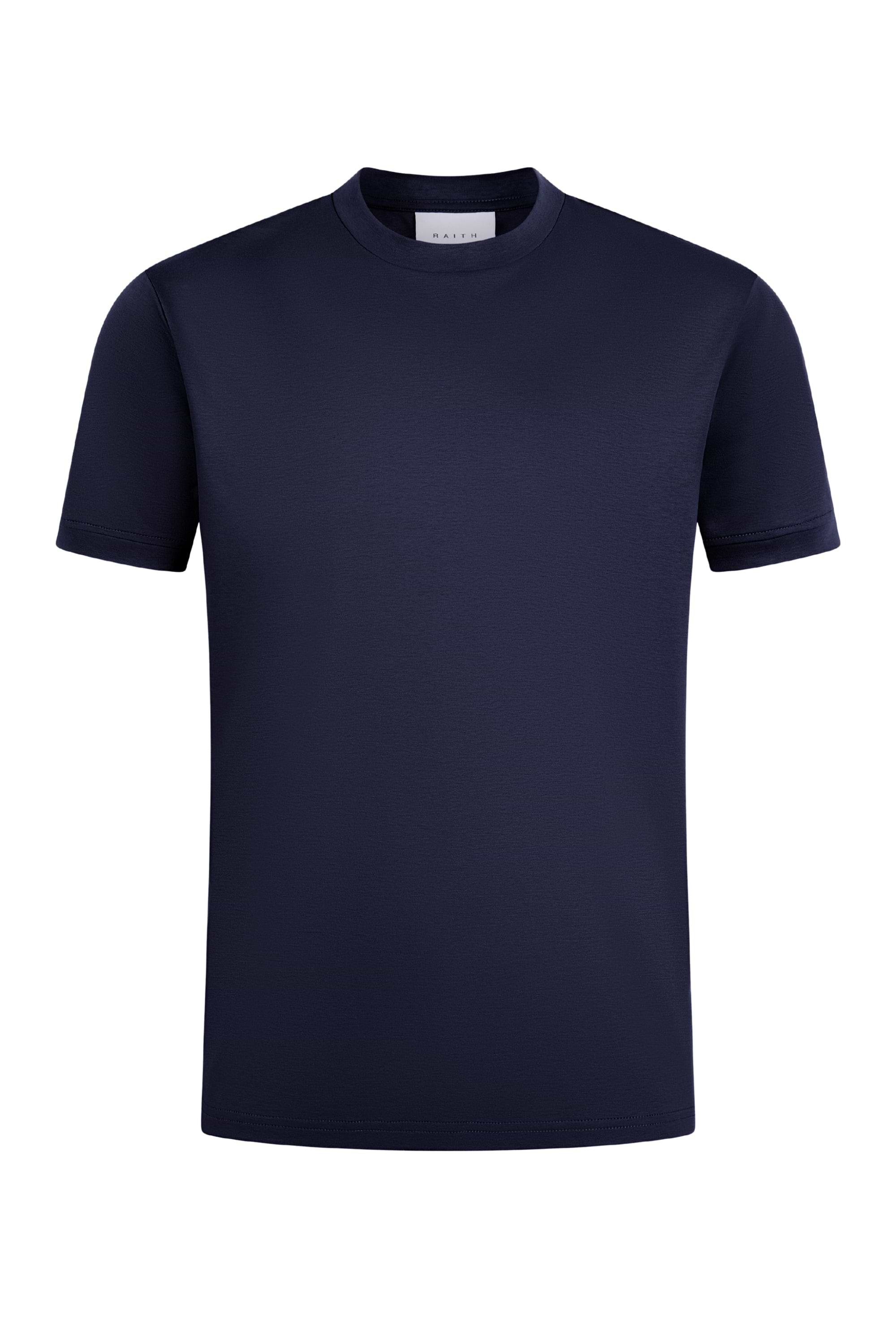 Luxe Mercerised T-Shirt - Navy