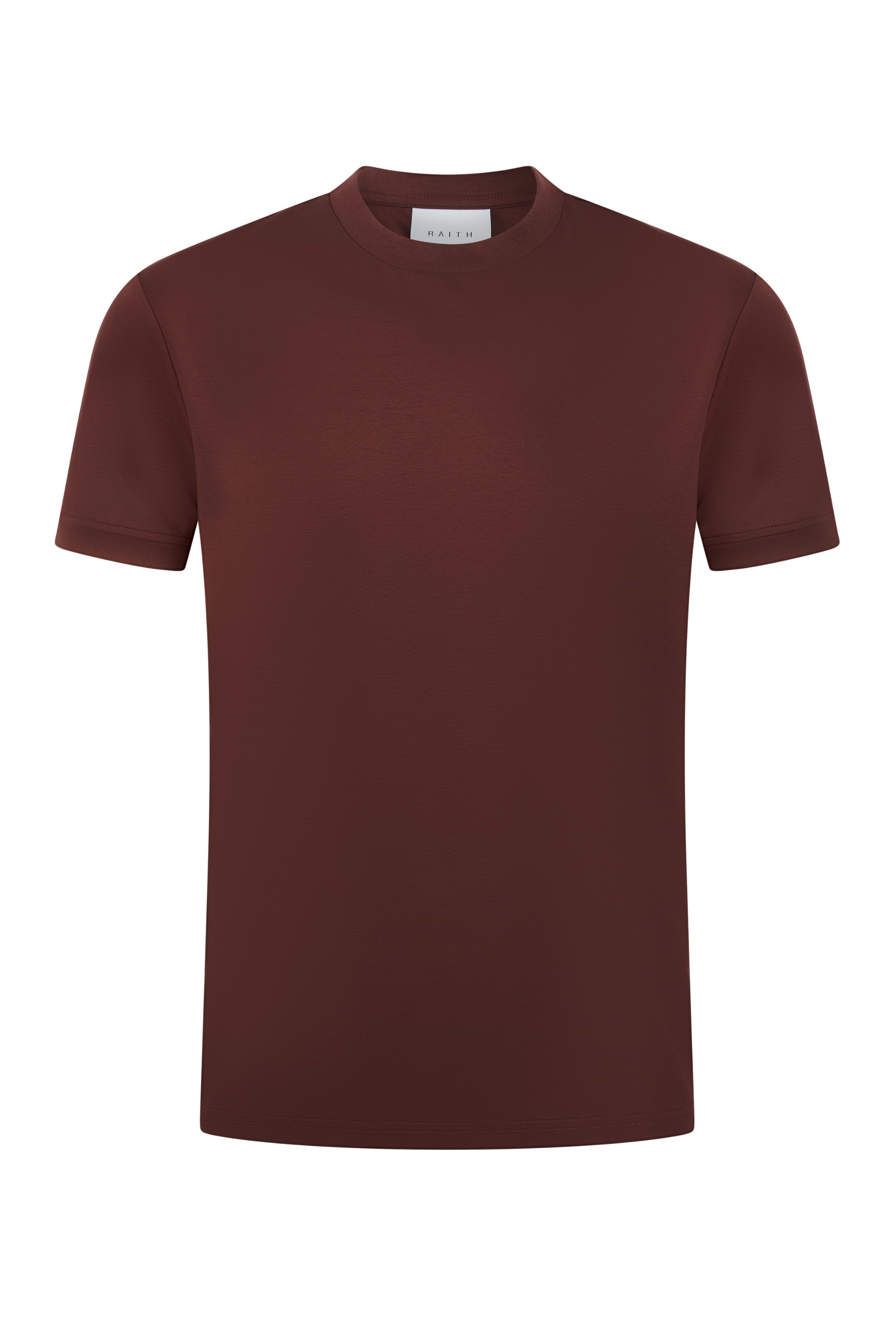 Luxe Mercerised T-Shirt - Rust