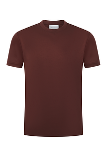 Luxe Mercerised T-Shirt - Rust