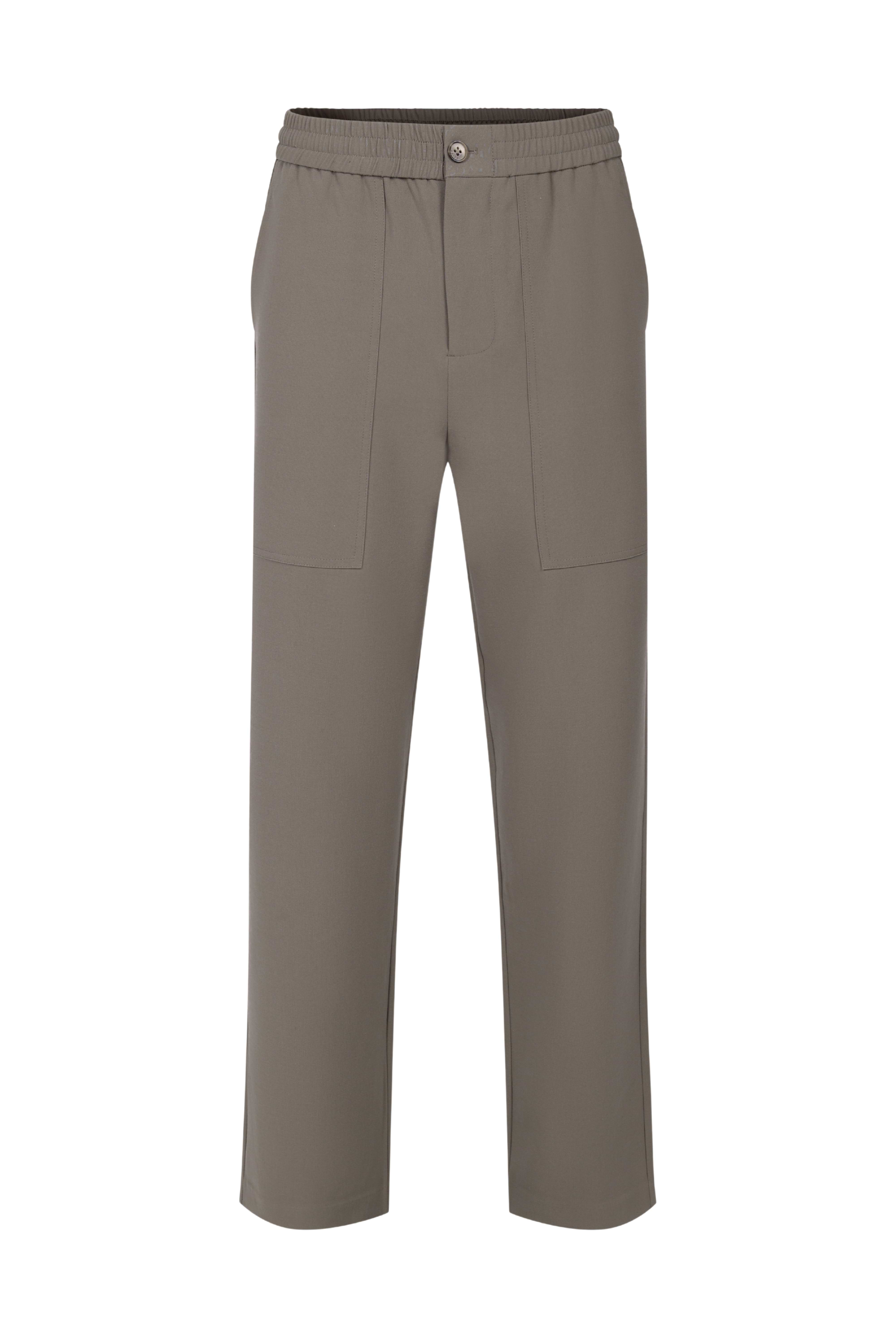Julien Relaxed Panelled Trouser - Olive